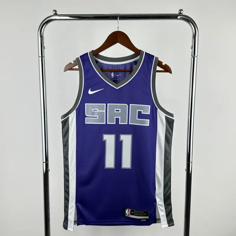 23 SEASON SACRAMENTO KINGS Away Purple #11 SABONIS