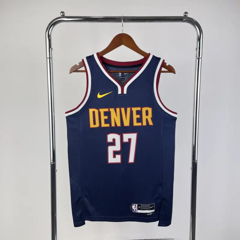 23 Season Denver Nuggets Purplish Blue Jersey No.27 Murray
