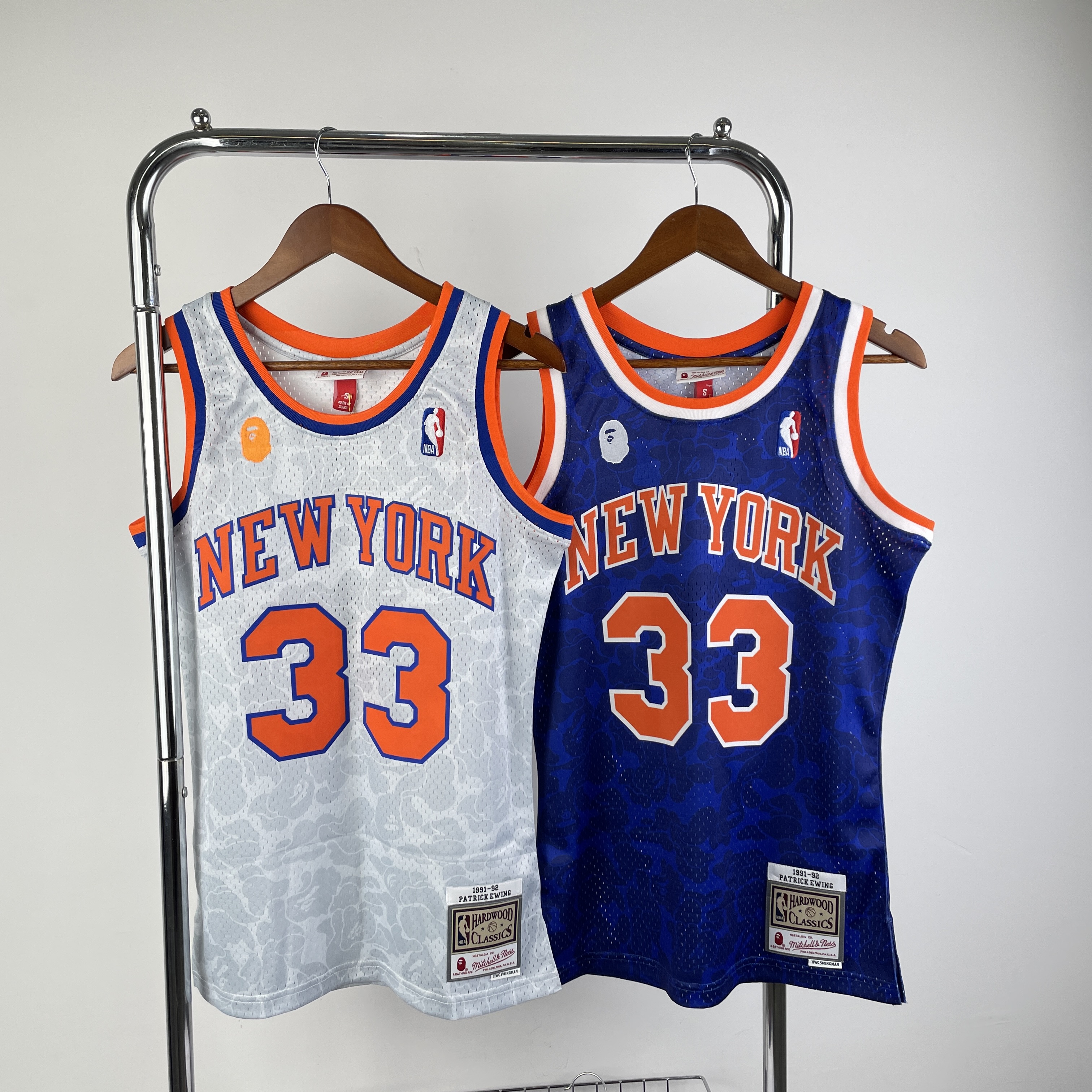 Knicks : white No.33 S-XXL