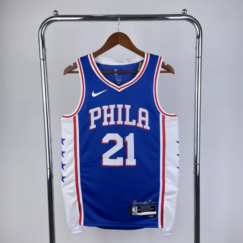 23 Season Philadelphia 76ers Blue V #21