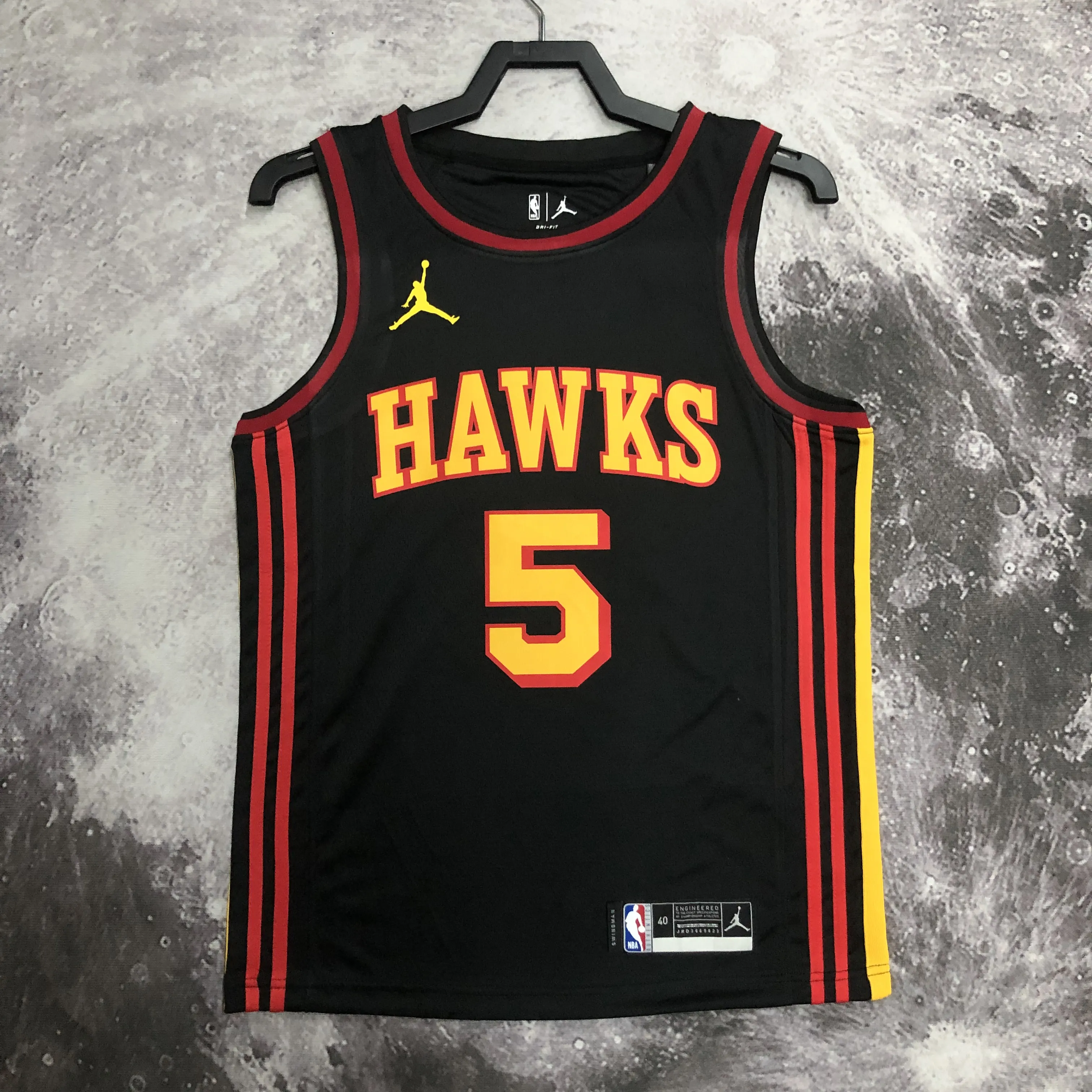 Atlanta Hawks Black #5 Murray