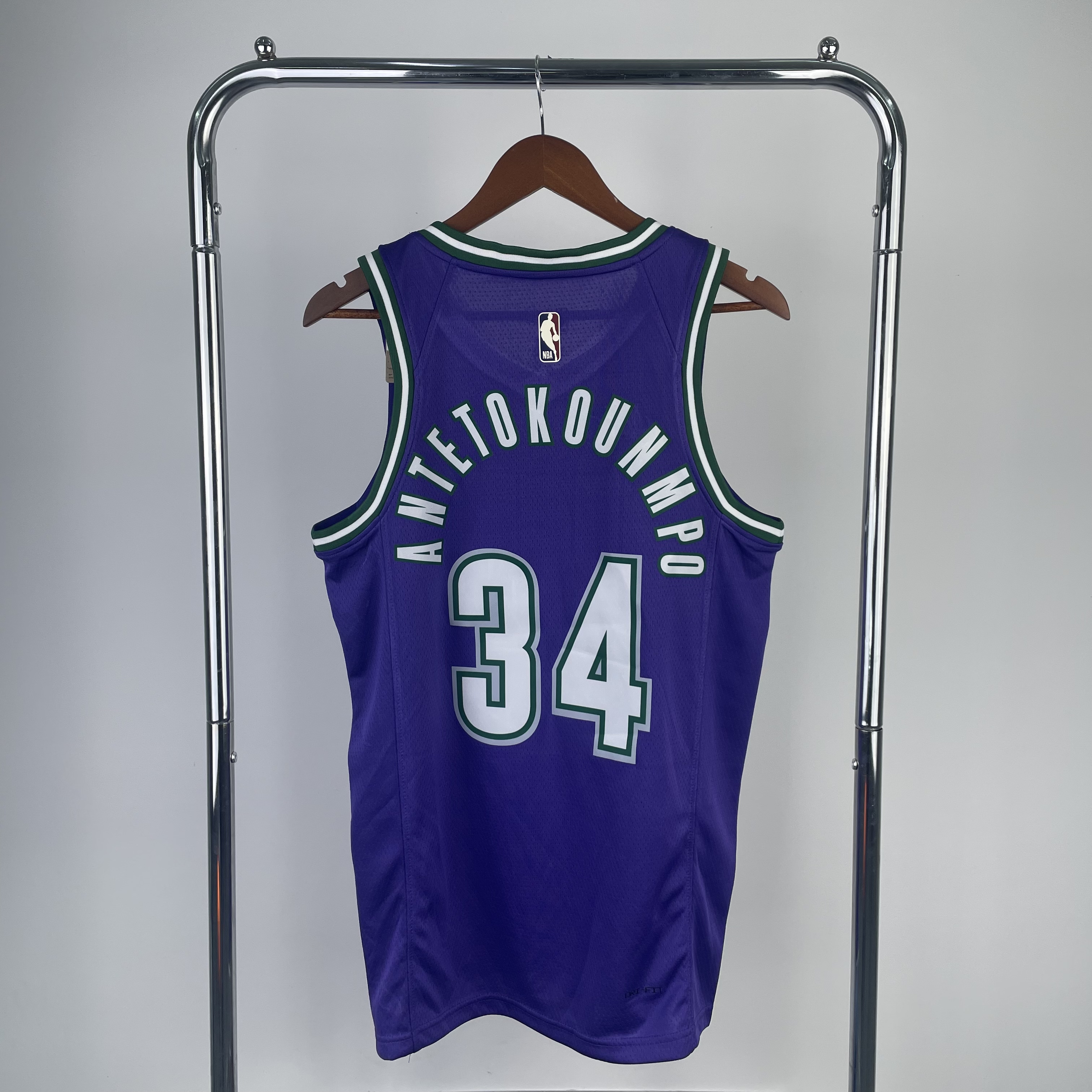 23 Season Milwaukee Bucks Purple  No.34