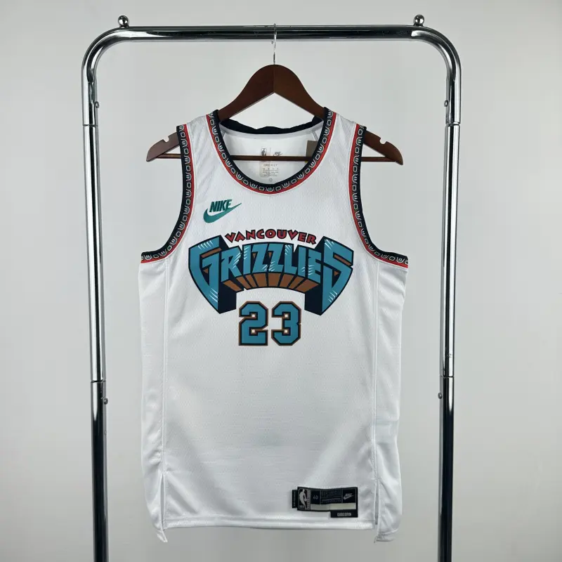 25 Season Grizzlies White Jersey #23