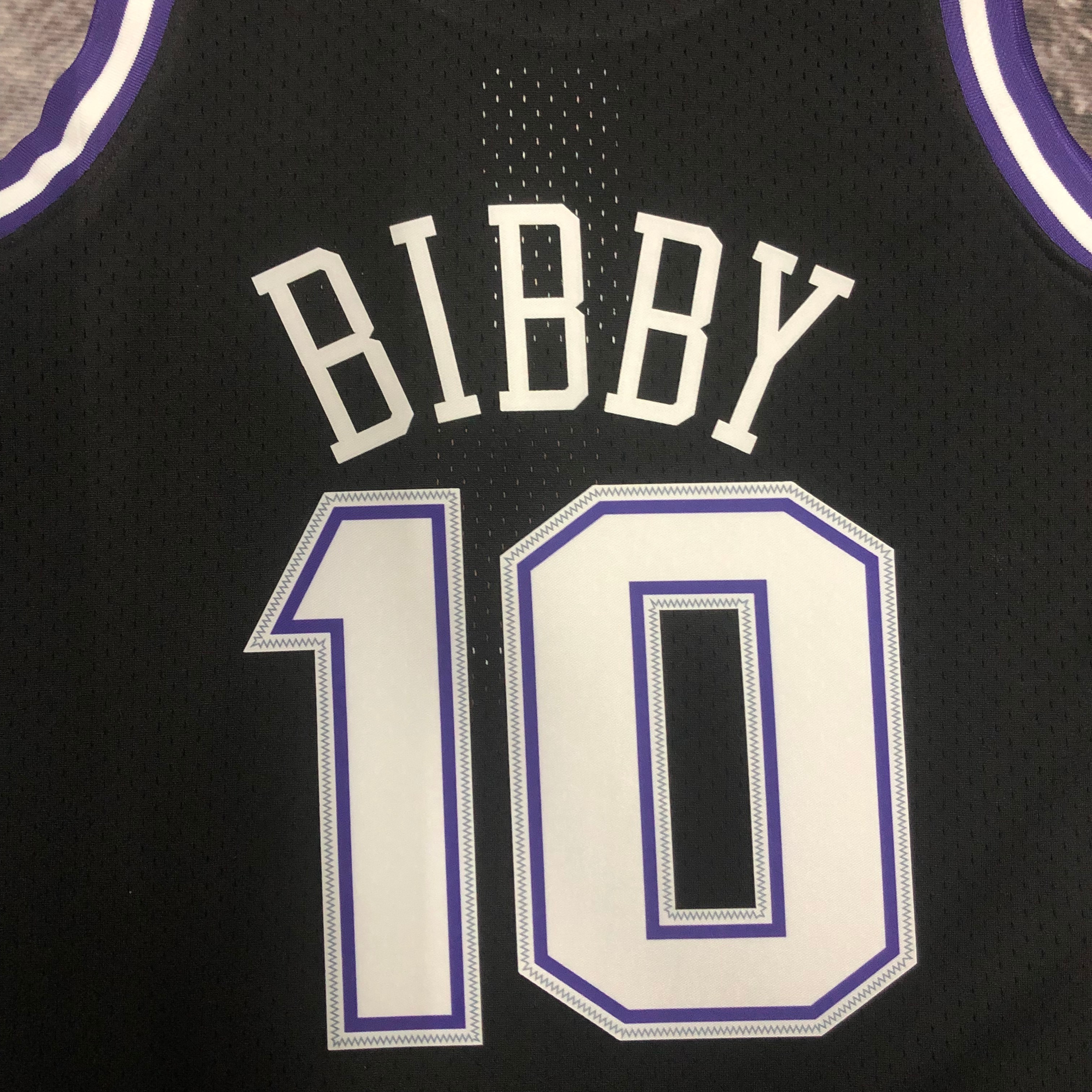 MN Heat Press Retro: Sacramento Kings 01 Season Blue No.10 BIBBY