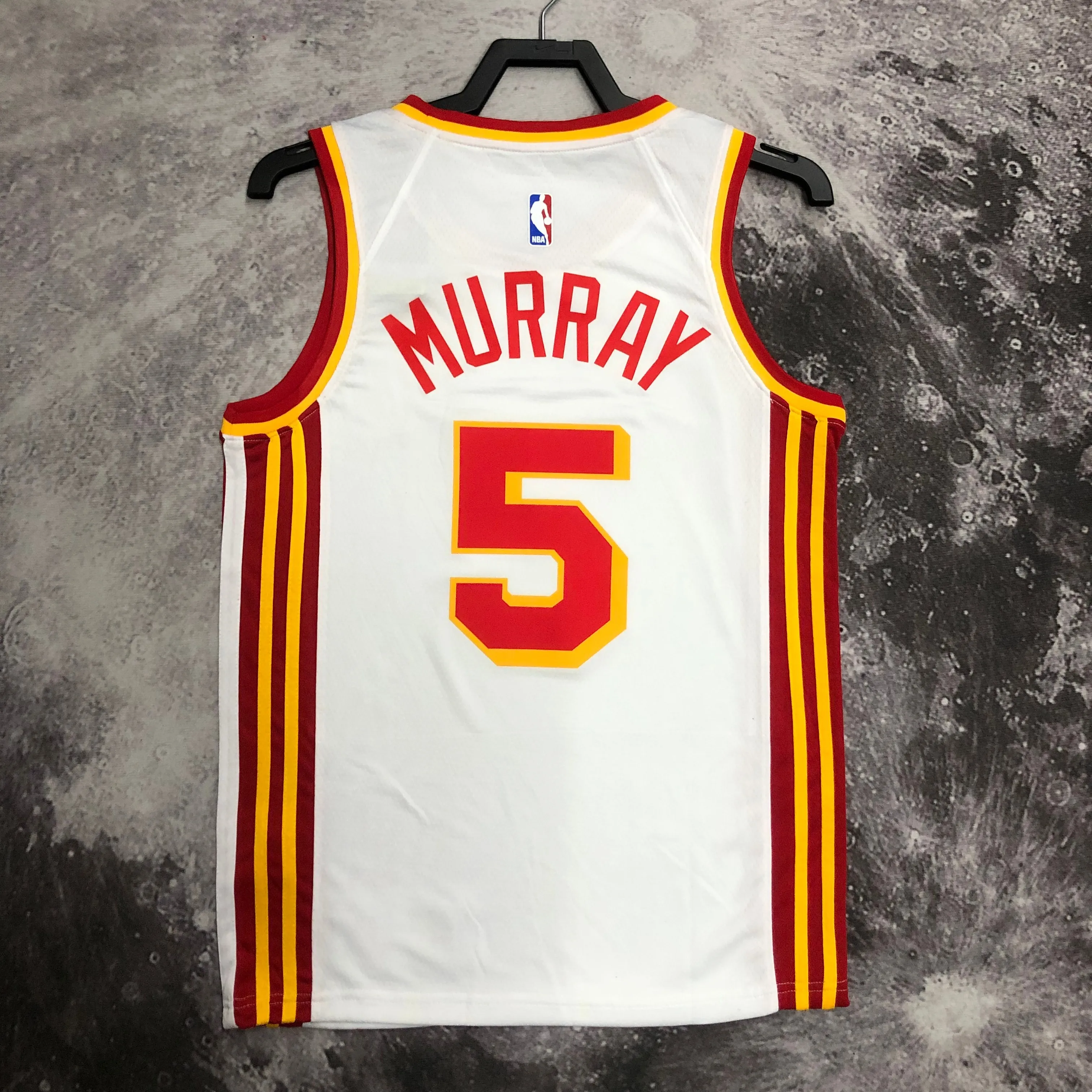 Atlanta Hawks White #5 Murray