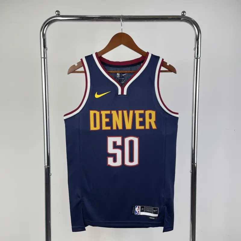 23 Season Denver Nuggets Purplish Blue Jersey No.50 Gordon