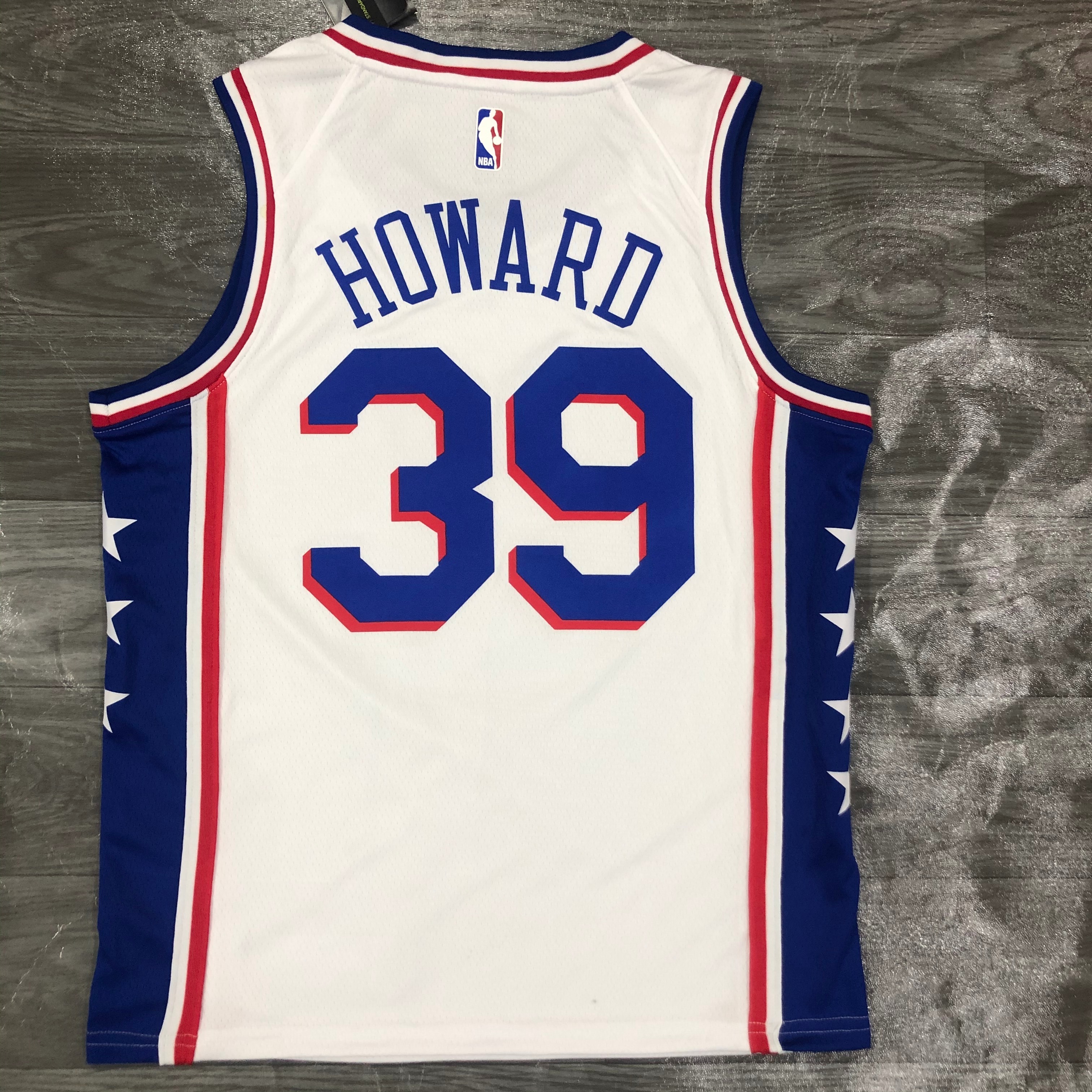 Philadelphia 76ers White V #39