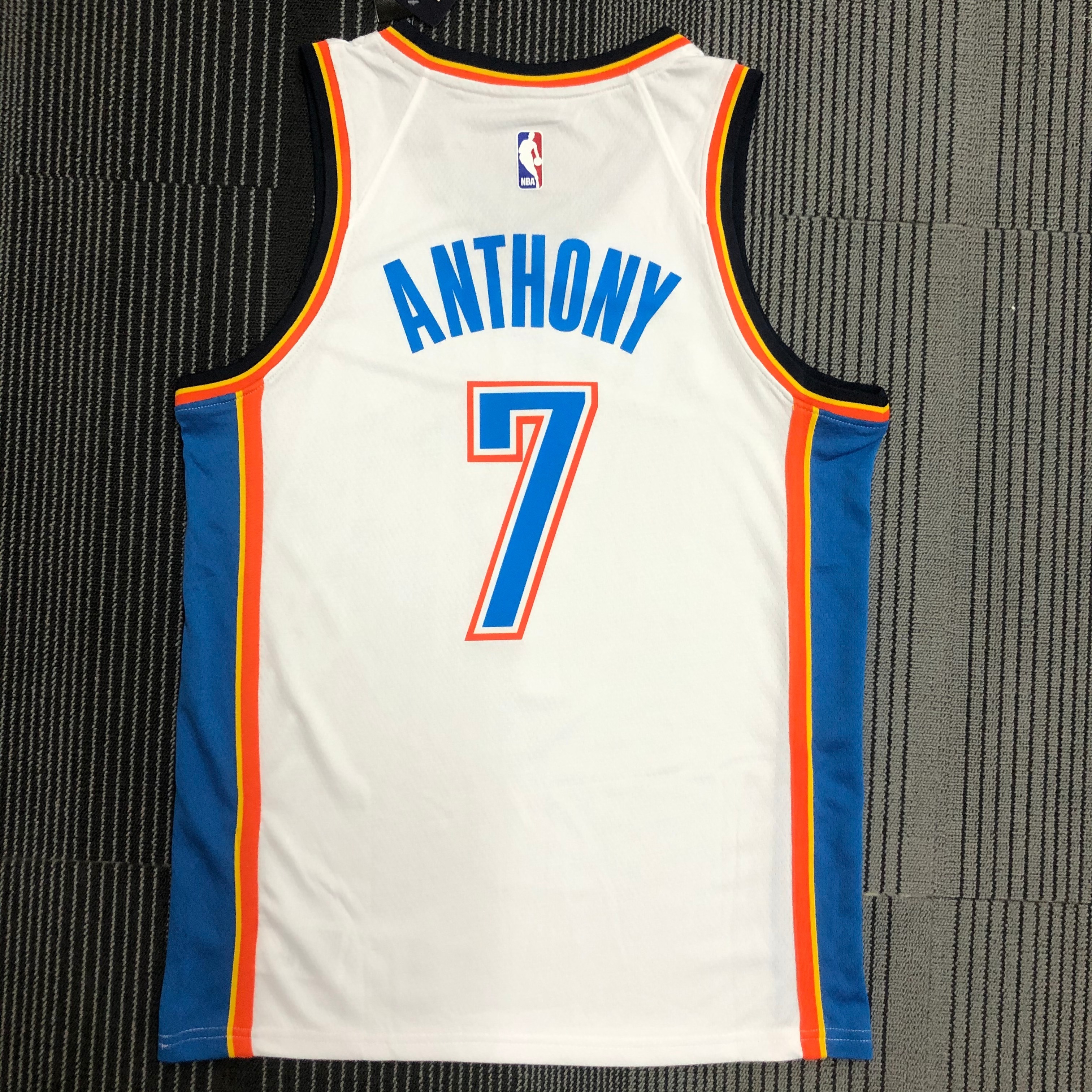 Oklahoma City Thunder White  No.7 ANTHONY