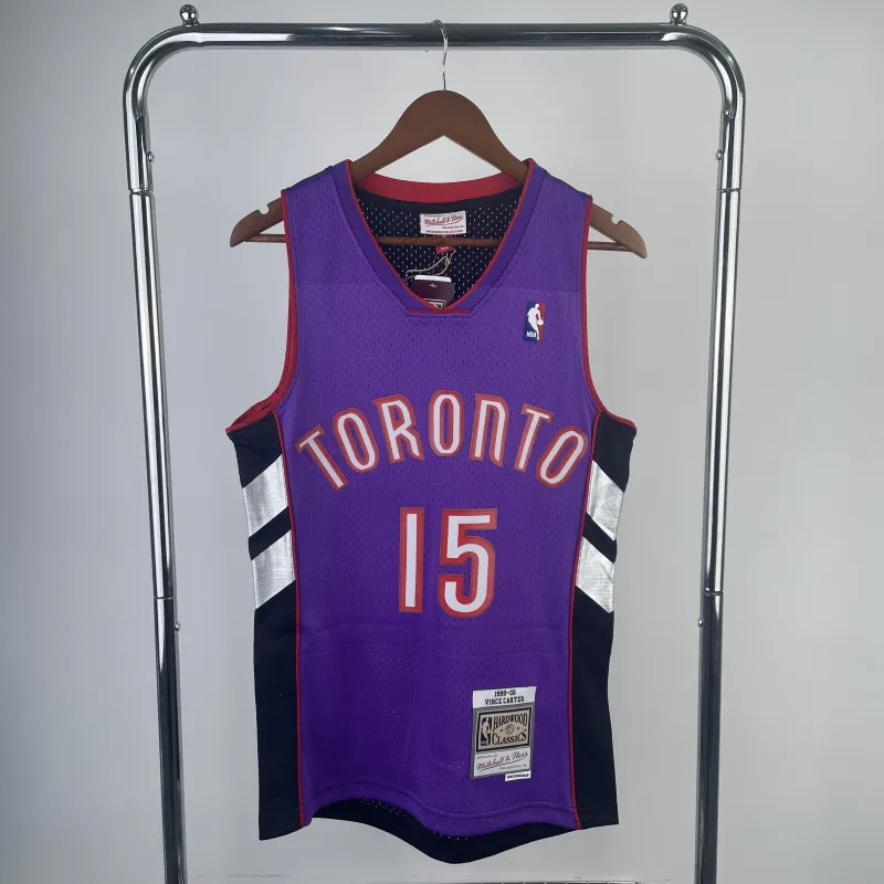 MN Heat Pressed Vintage Jersey: SW Toronto Raptors 99 Season White No.
