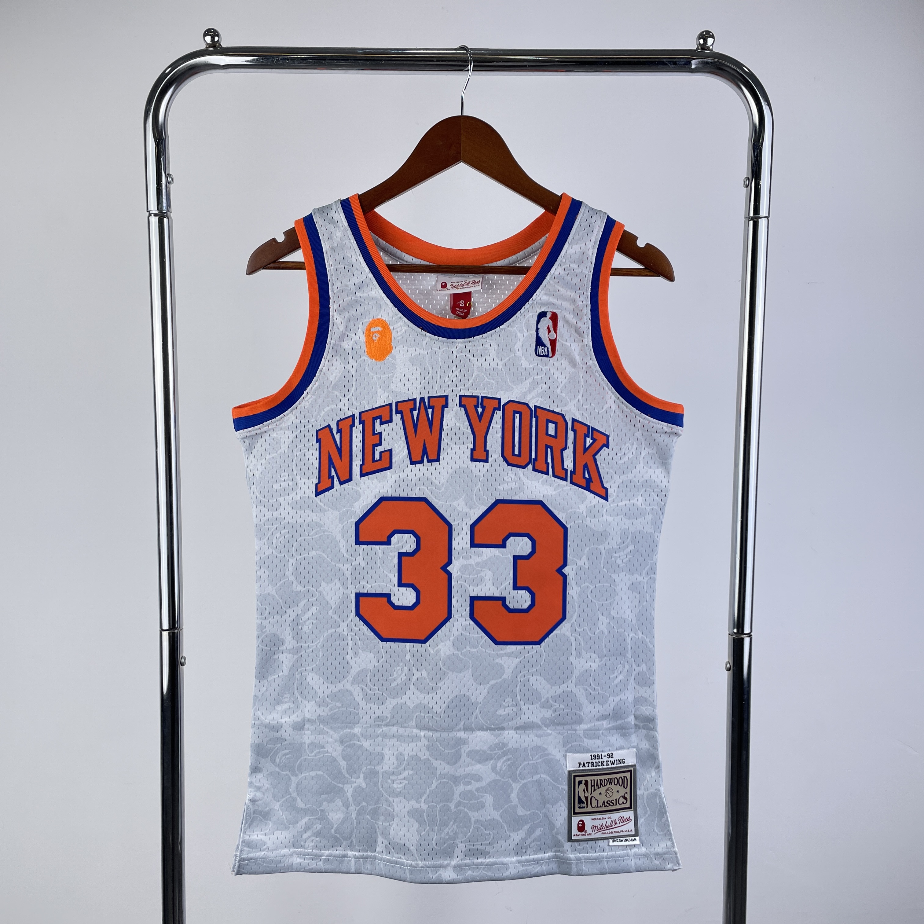 Knicks : white No.33 S-XXL