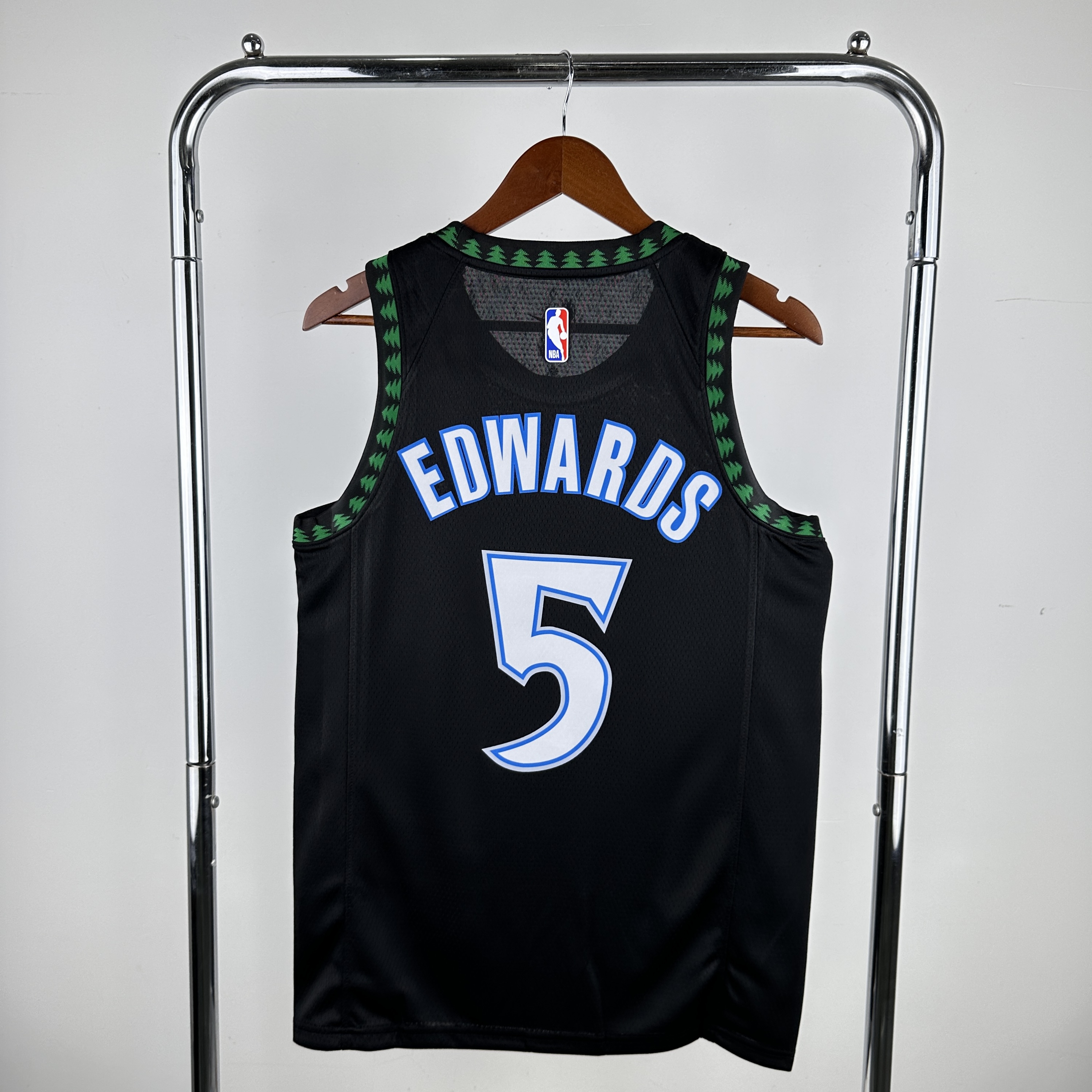 18 Season MINNESOTA TIMBERWOLVES BLACK  NO.5 EDWARDS