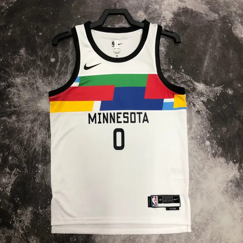 23 SEASON MINNESOTA TIMBERWOLVES CITY VERSION JERSEY NO.0 RUSSELL
