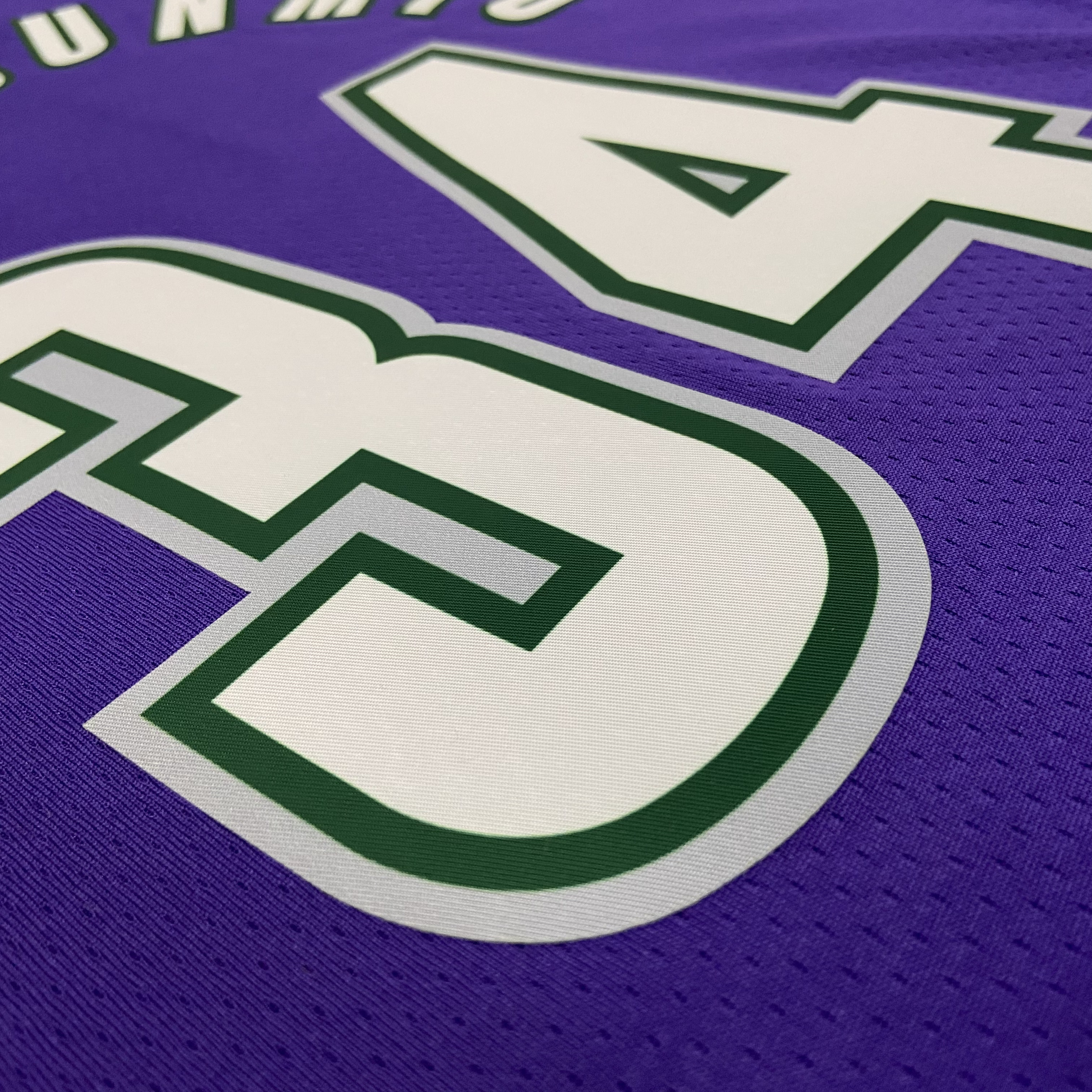23 Season Milwaukee Bucks Purple  No.34