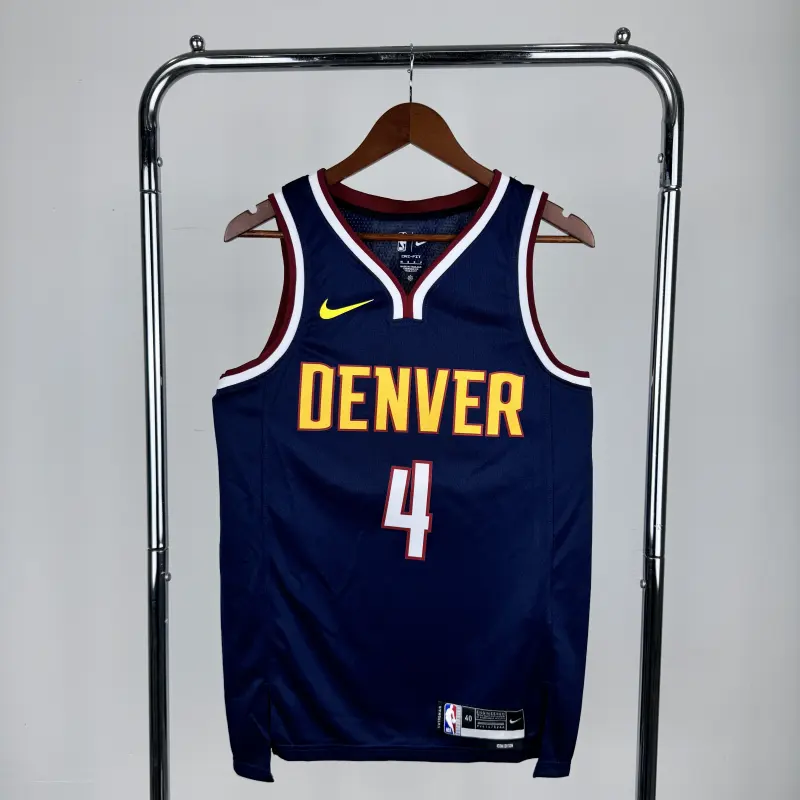 23 Season Denver Nuggets Purplish Blue Jersey No.4 Westbrook