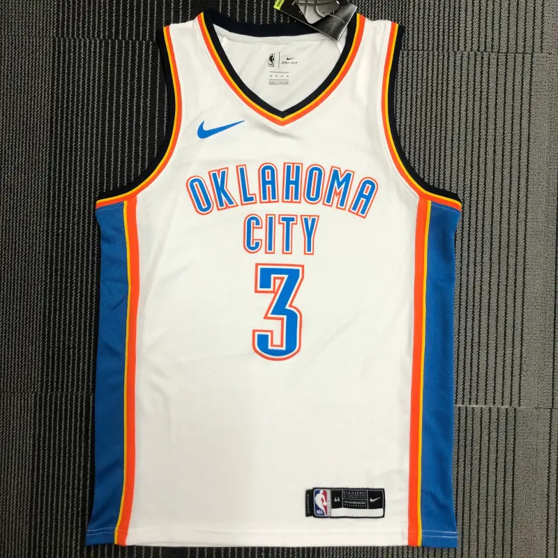 Oklahoma City Thunder White No.3 Paul