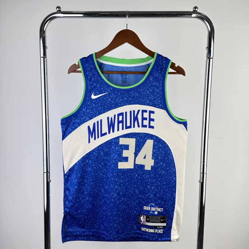 Milwaukee Bucks City Edition No.34