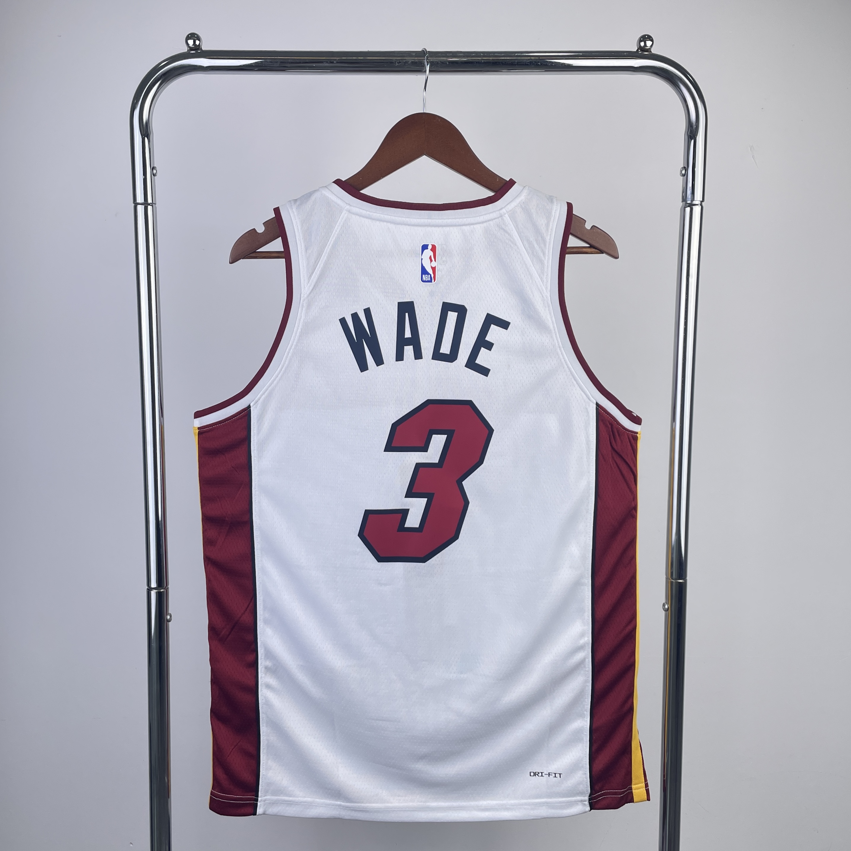 23 Season Miami Heat White  No.3 Wade