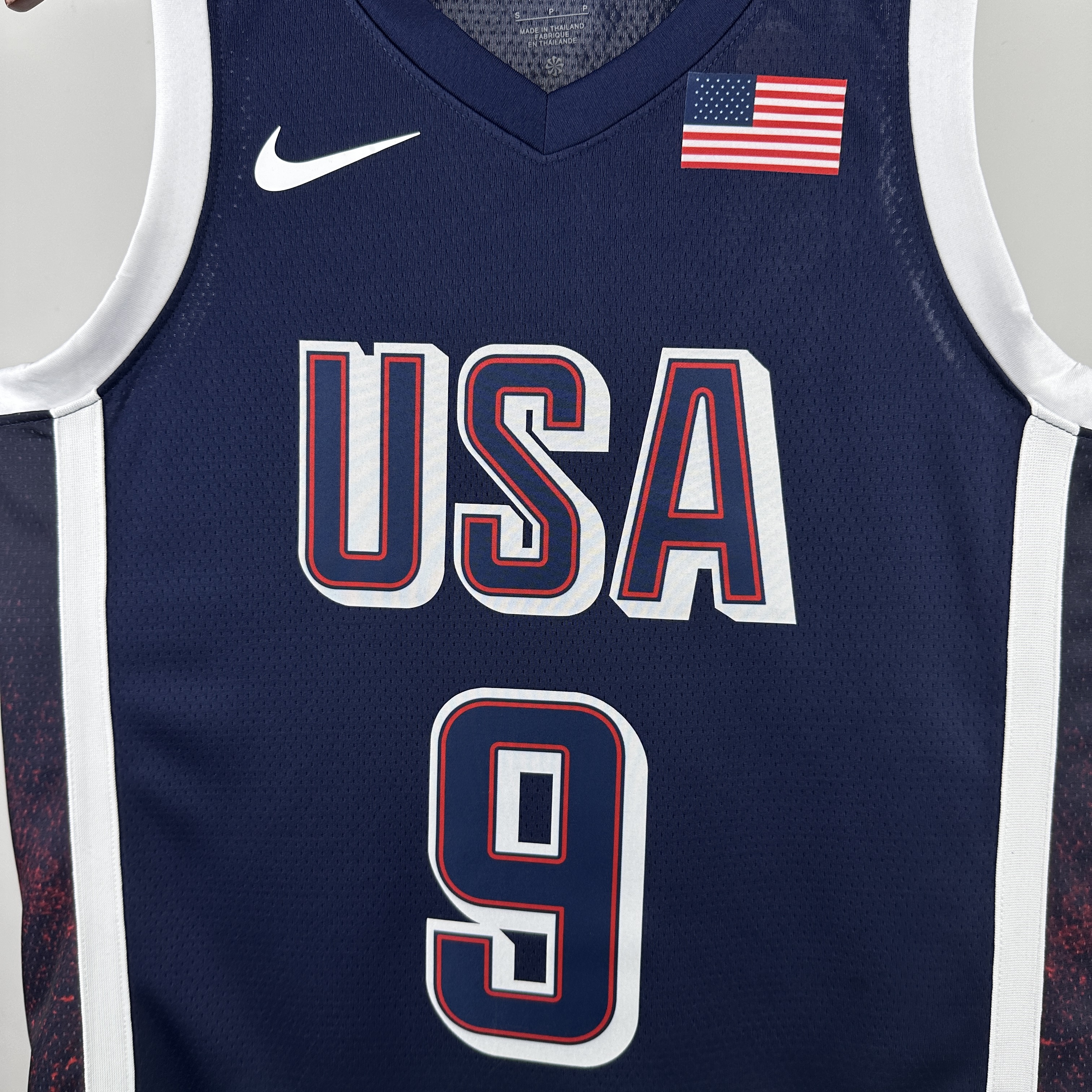 2024 Olympic Basketball USA Blue No.9 Haliburton 4