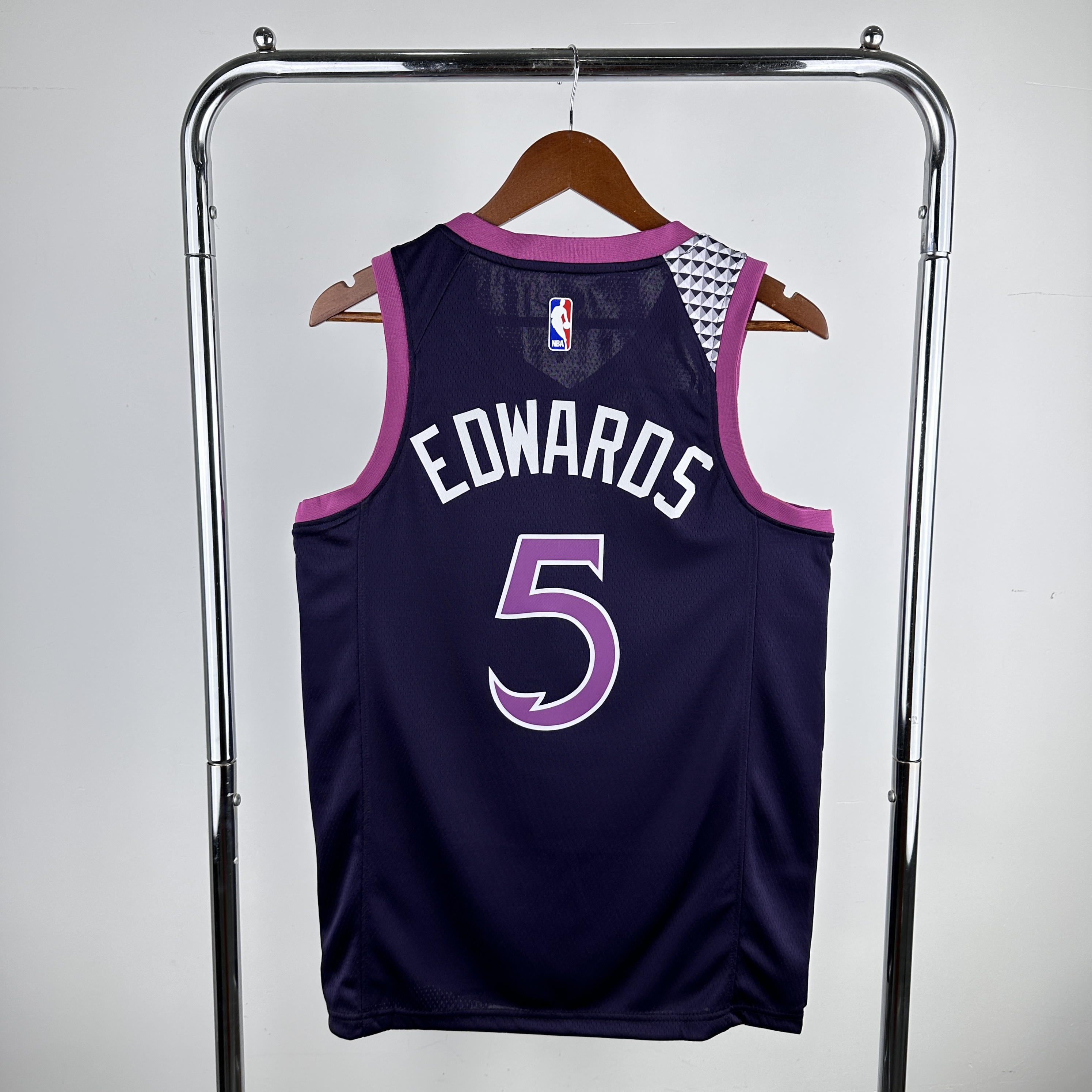 MINNESOTA TIMBERWOLVES PURPLE/ BLACK  NO.5 EDWARDS