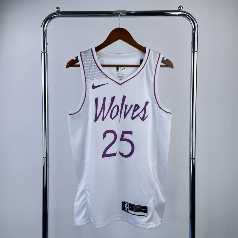 18-19 SEASON MINNESOTA TIMBERWOLVES JERSEY NO.25 ROSE