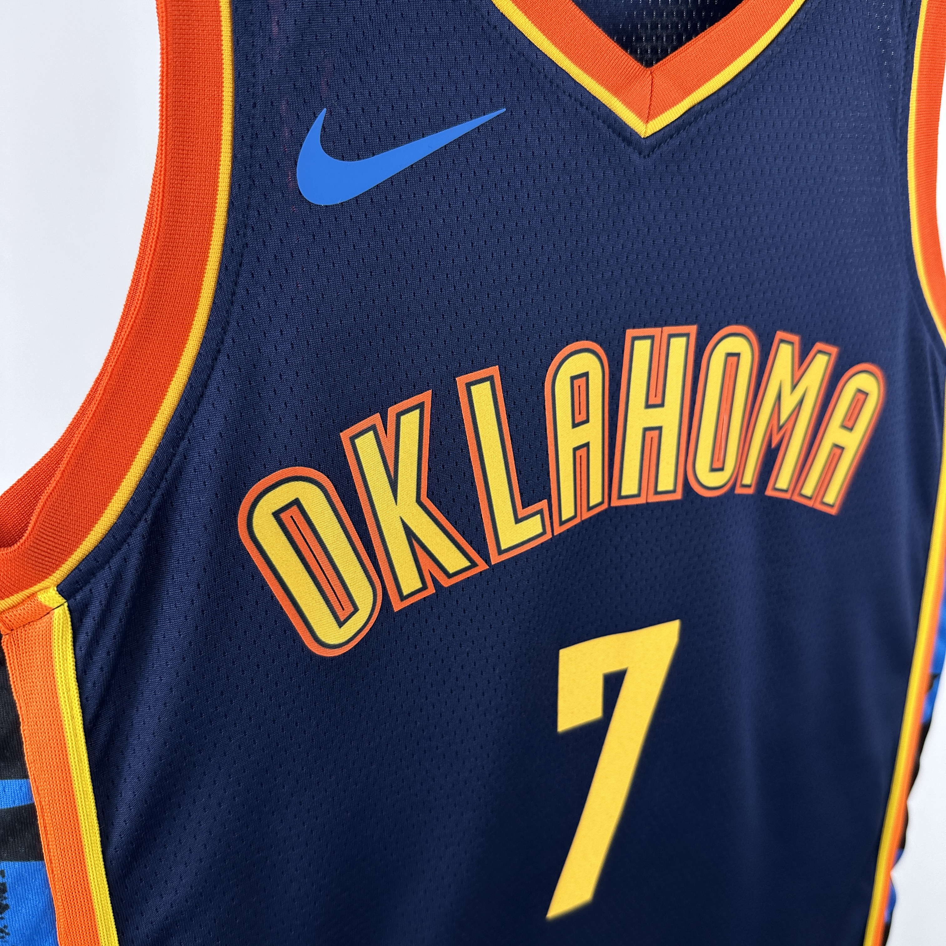 25 Season Oklahoma City Thunder City Edition #7 NHOLMGREN