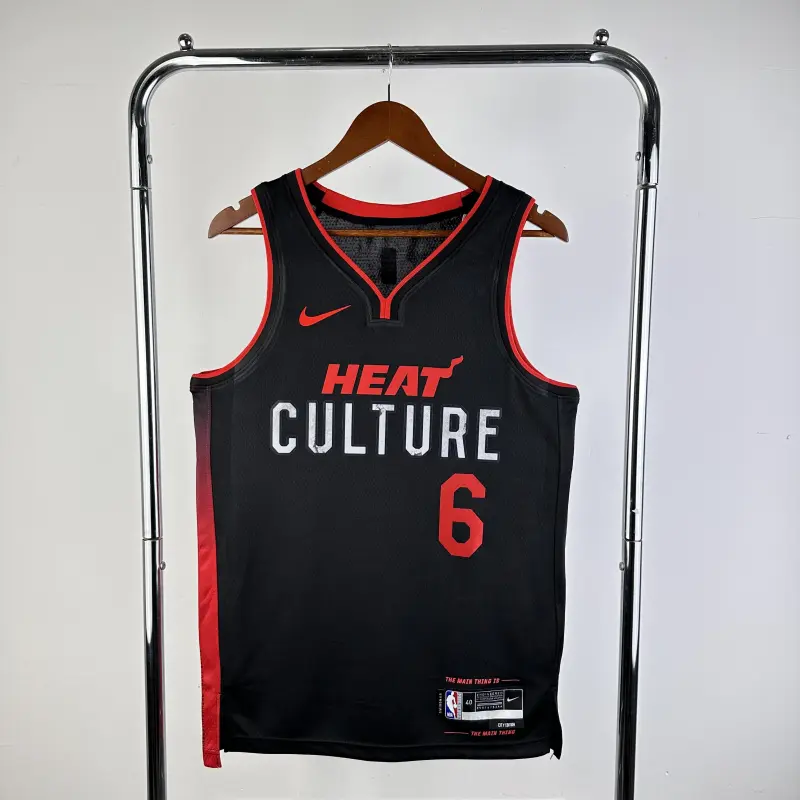 24 Season Miami Heat City Edition Jersey No.6 James