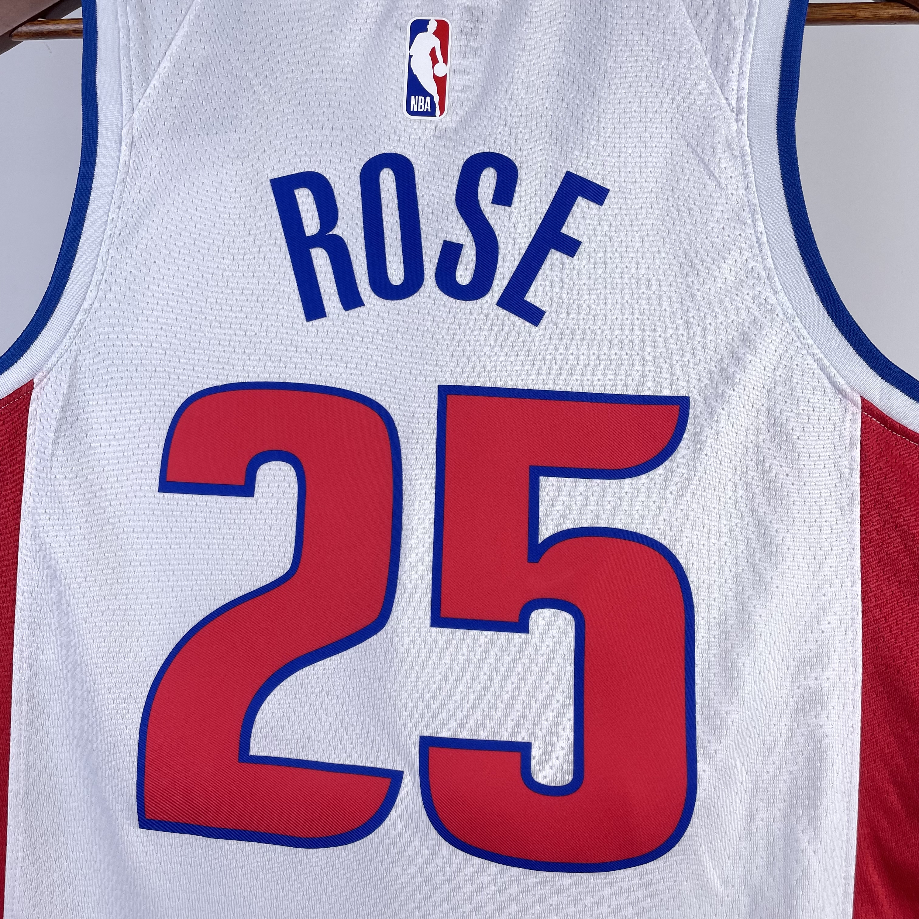 23 Season Detroit Pistons White  #25