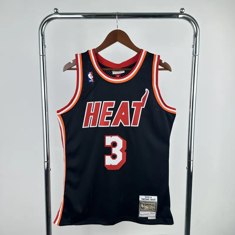MN Heat Press Retro: Miami Heat 13/14 Jersey No.3