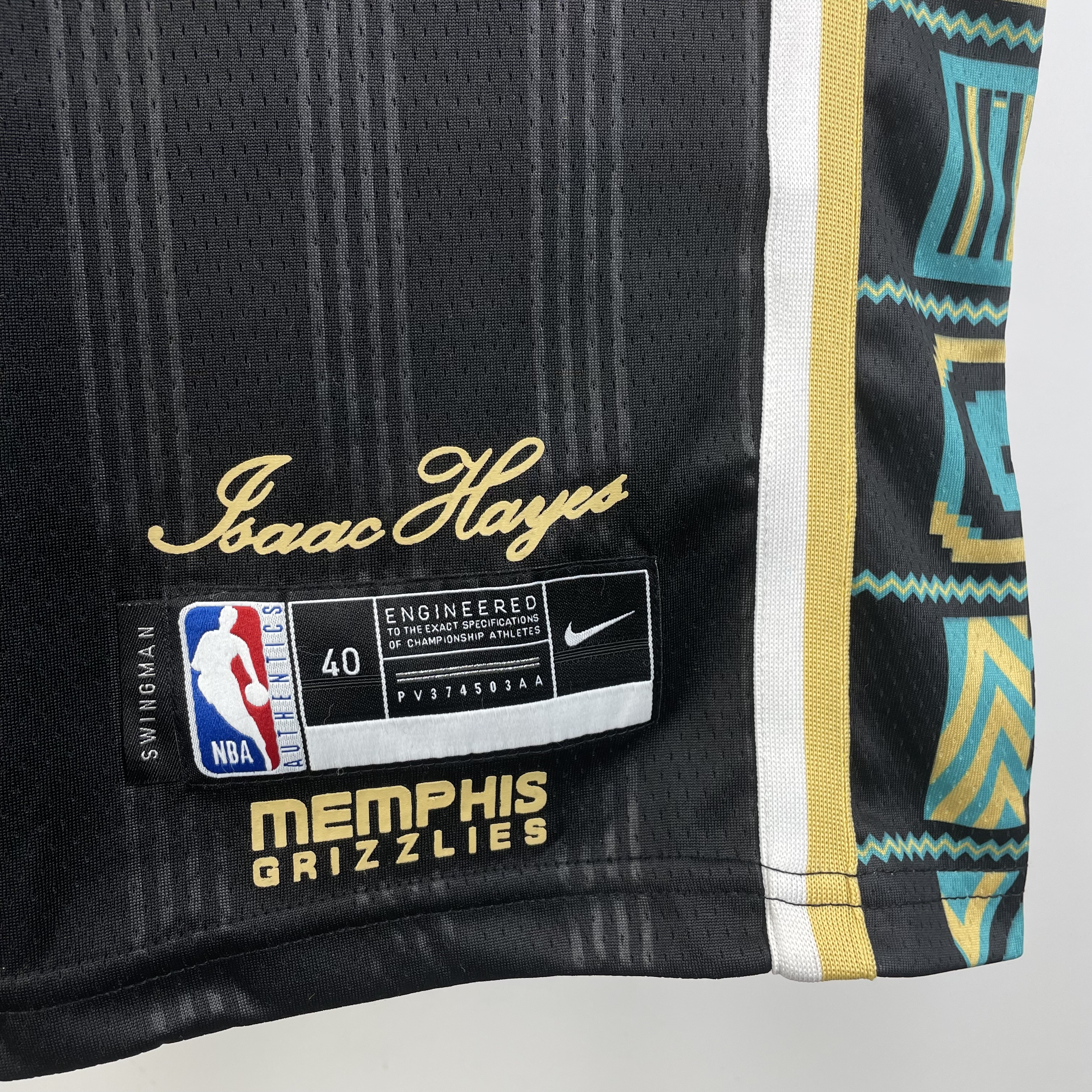 23 Season Grizzlies Black No.36 S-XXL