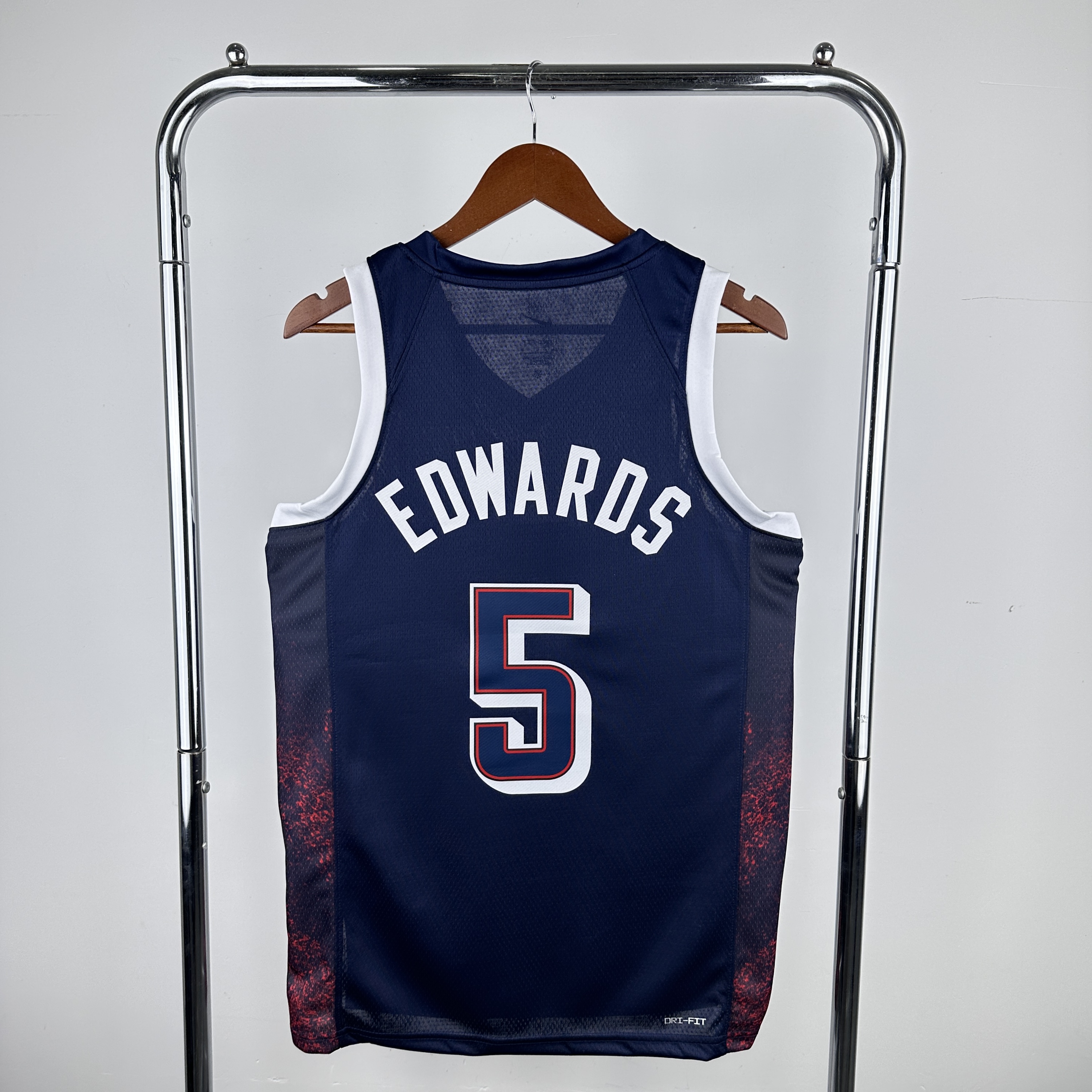 2024 Olympic Basketball USA Blue No.5 EDWARDS