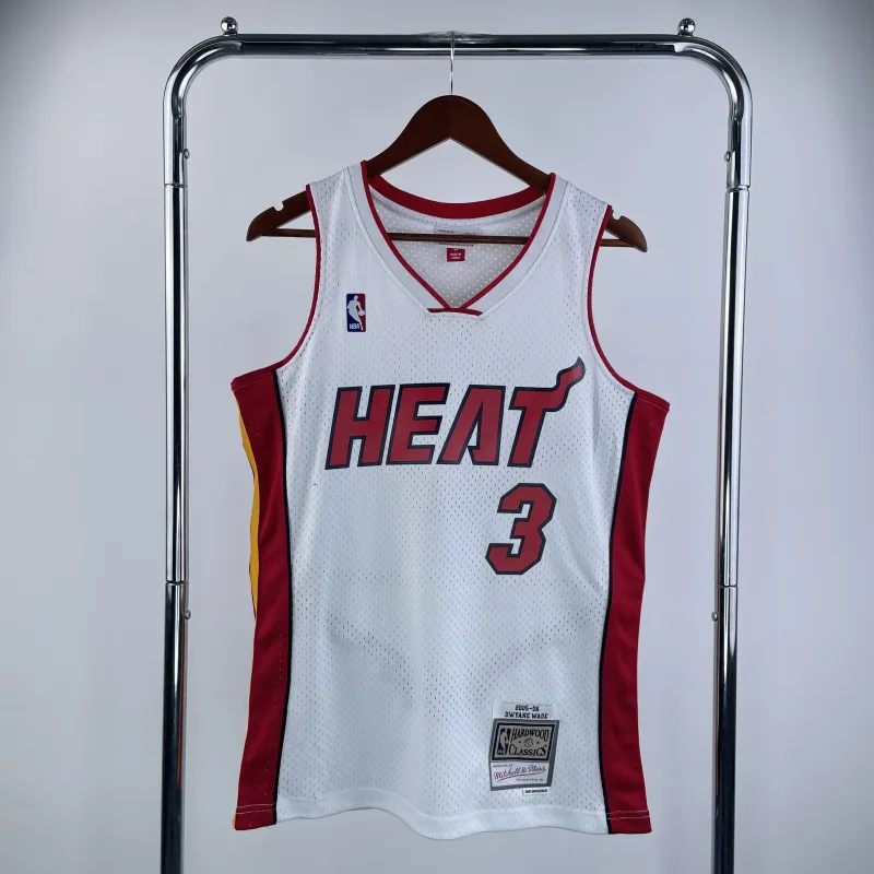 MN Heat Press Retro: Miami Heat 05/06 Season White Jersey
