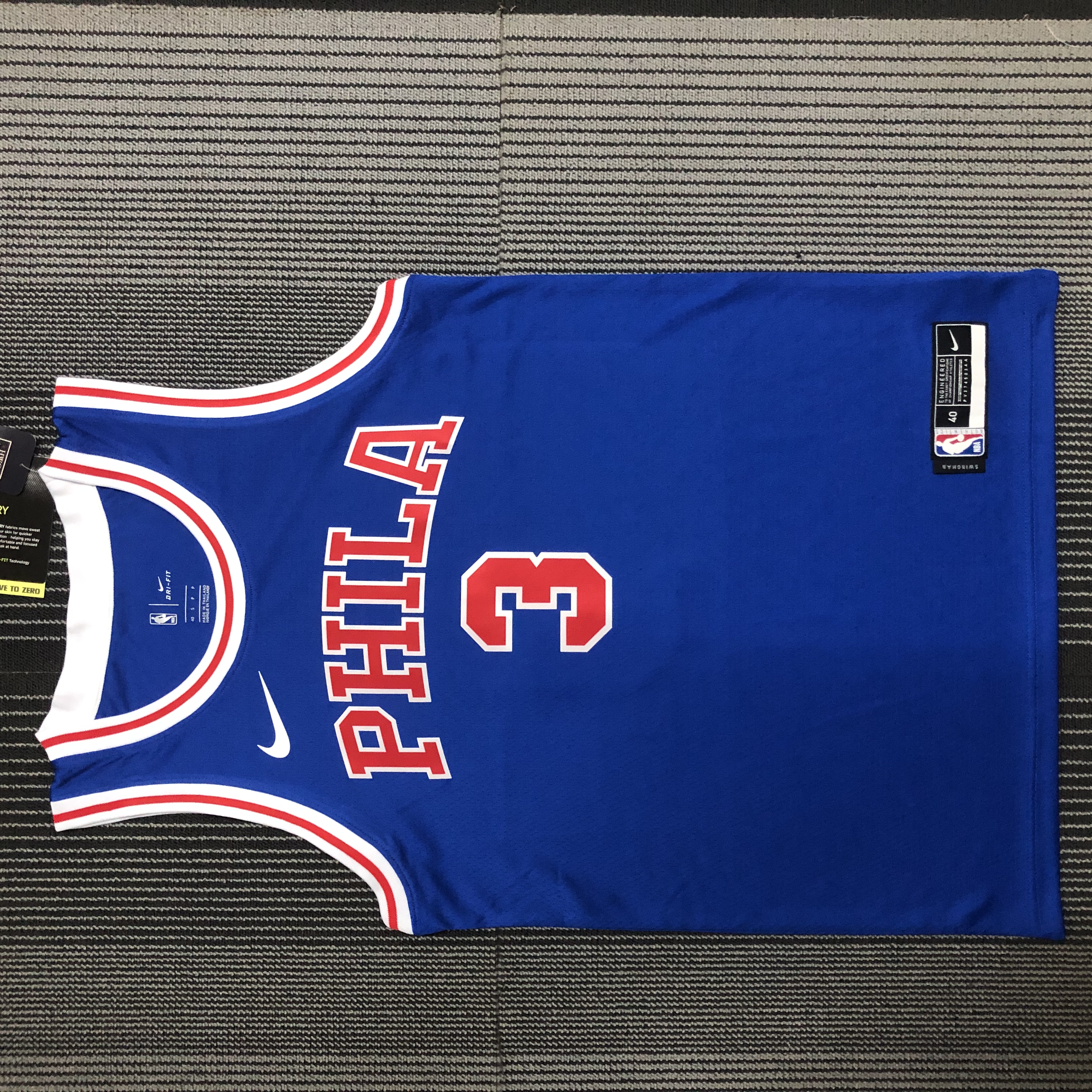 Philadelphia 76ers Retro #3 Blue