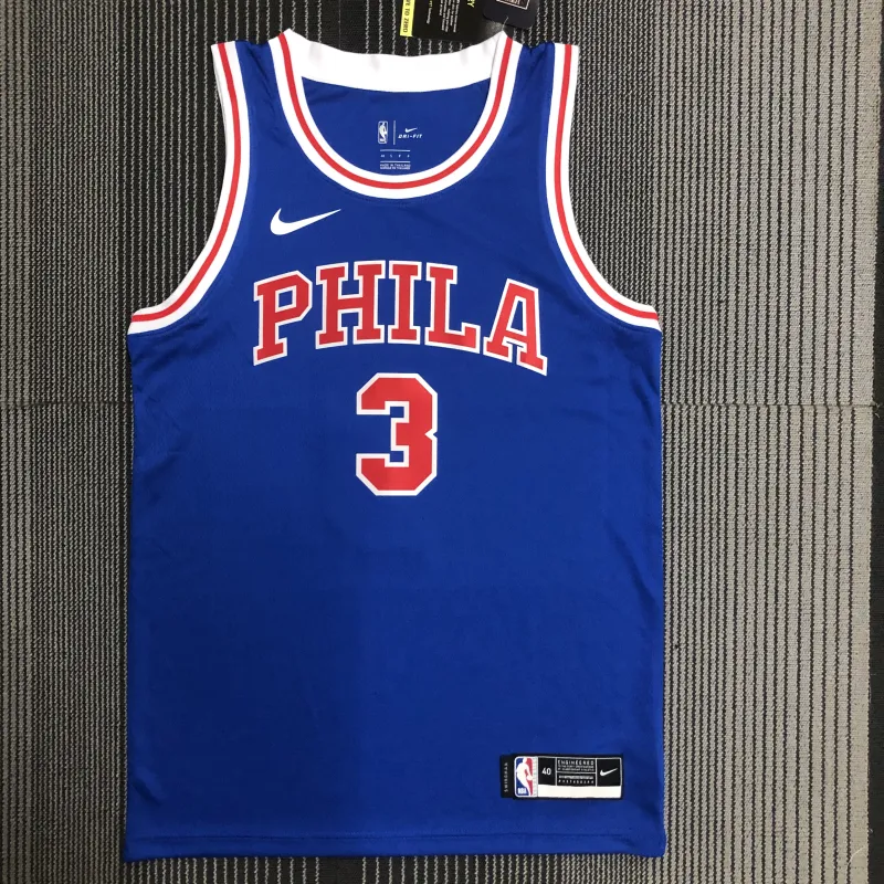 Philadelphia 76ers Retro #3 Blue