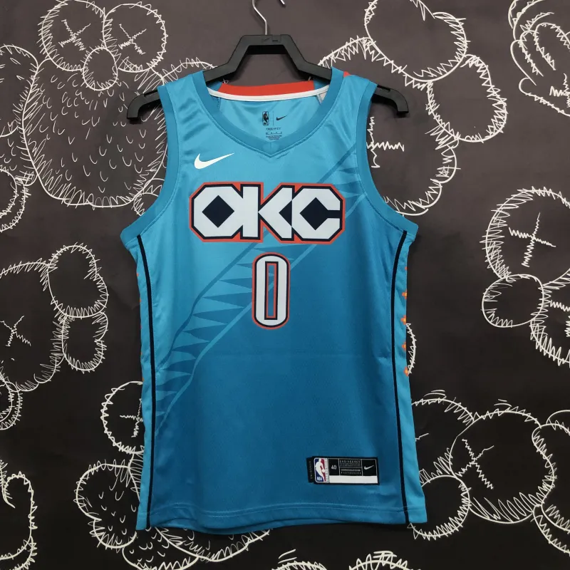 19 Season Oklahoma City Thunder No.0 Westbrook
