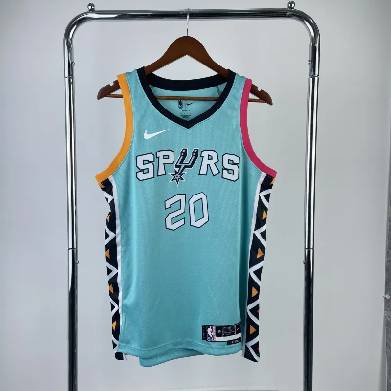 23 Season SAN ANTONIO SPURS City Edition #20 ginobili