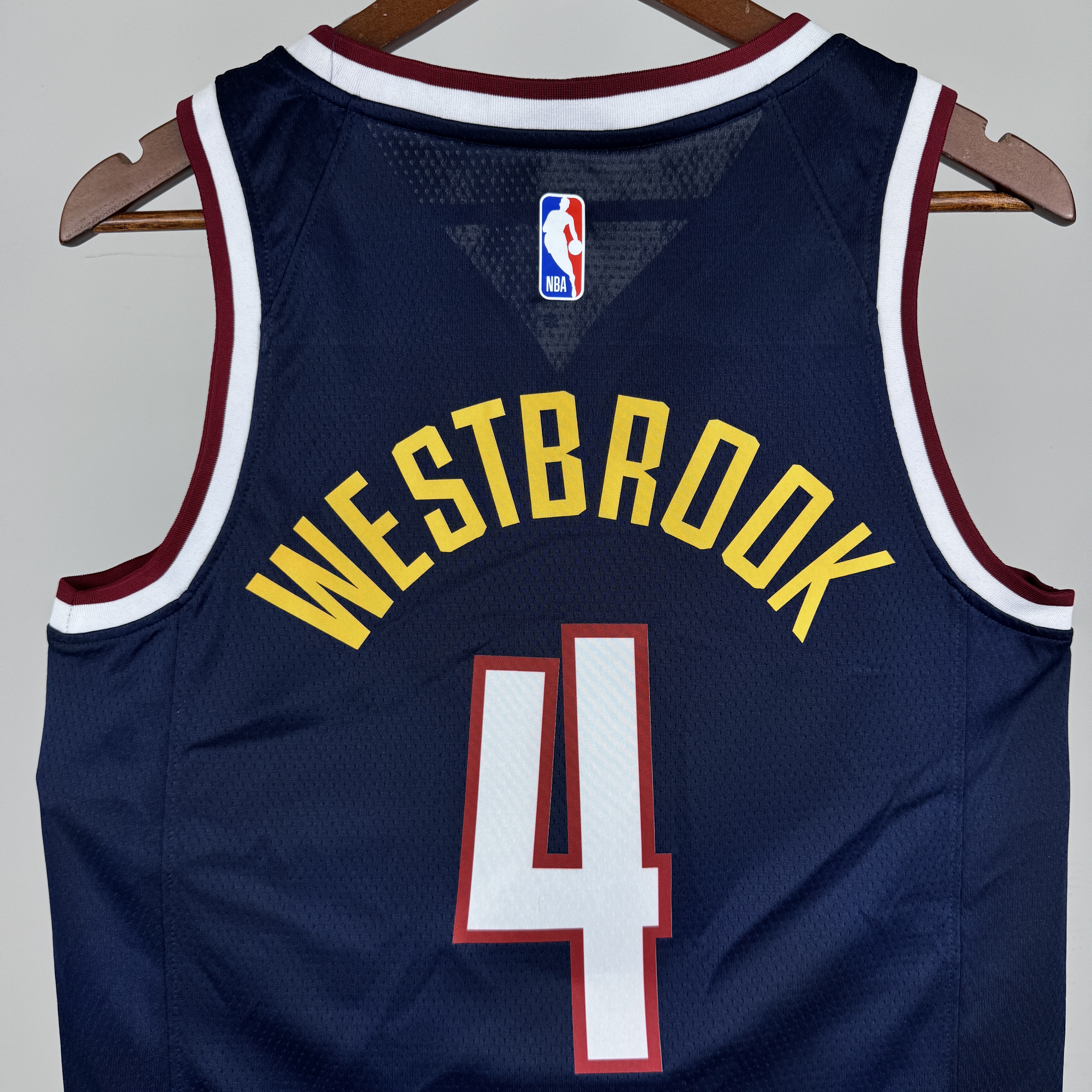 23 Season Denver Nuggets Purplish Blue  No.4 Westbrook