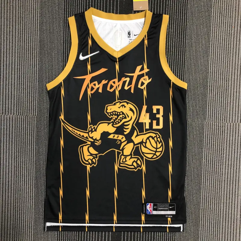 22 Season Toronto Raptors City Version Jersey No.43 Siakam