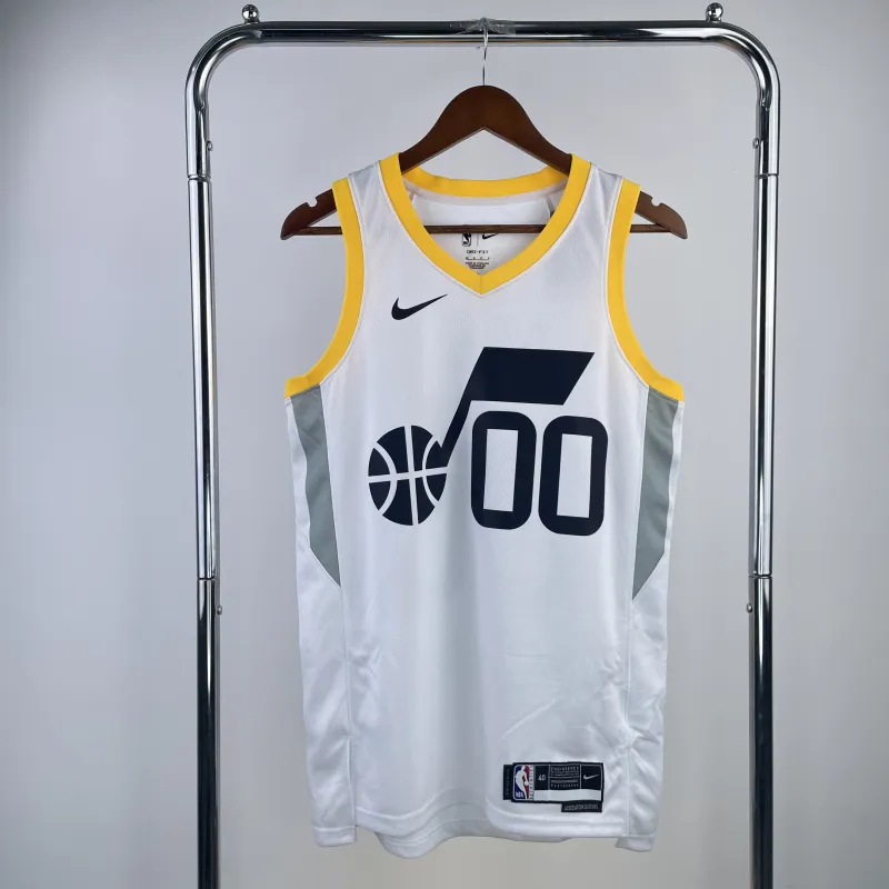 23 Season UTAH JAZZ Home White Jersey No.00 Clarkson
