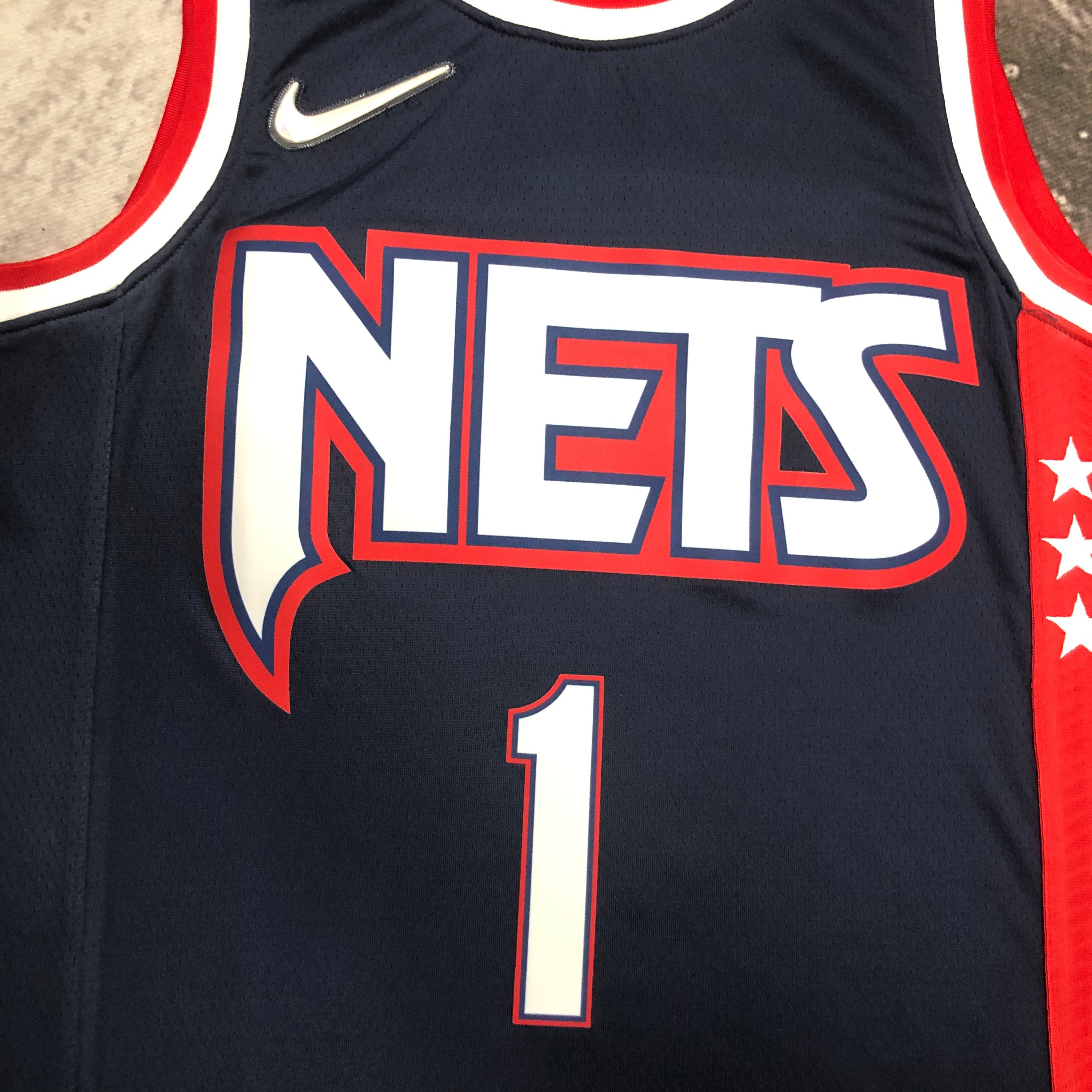 22 Season Brooklyn Nets City Edition No. 1 Bridges