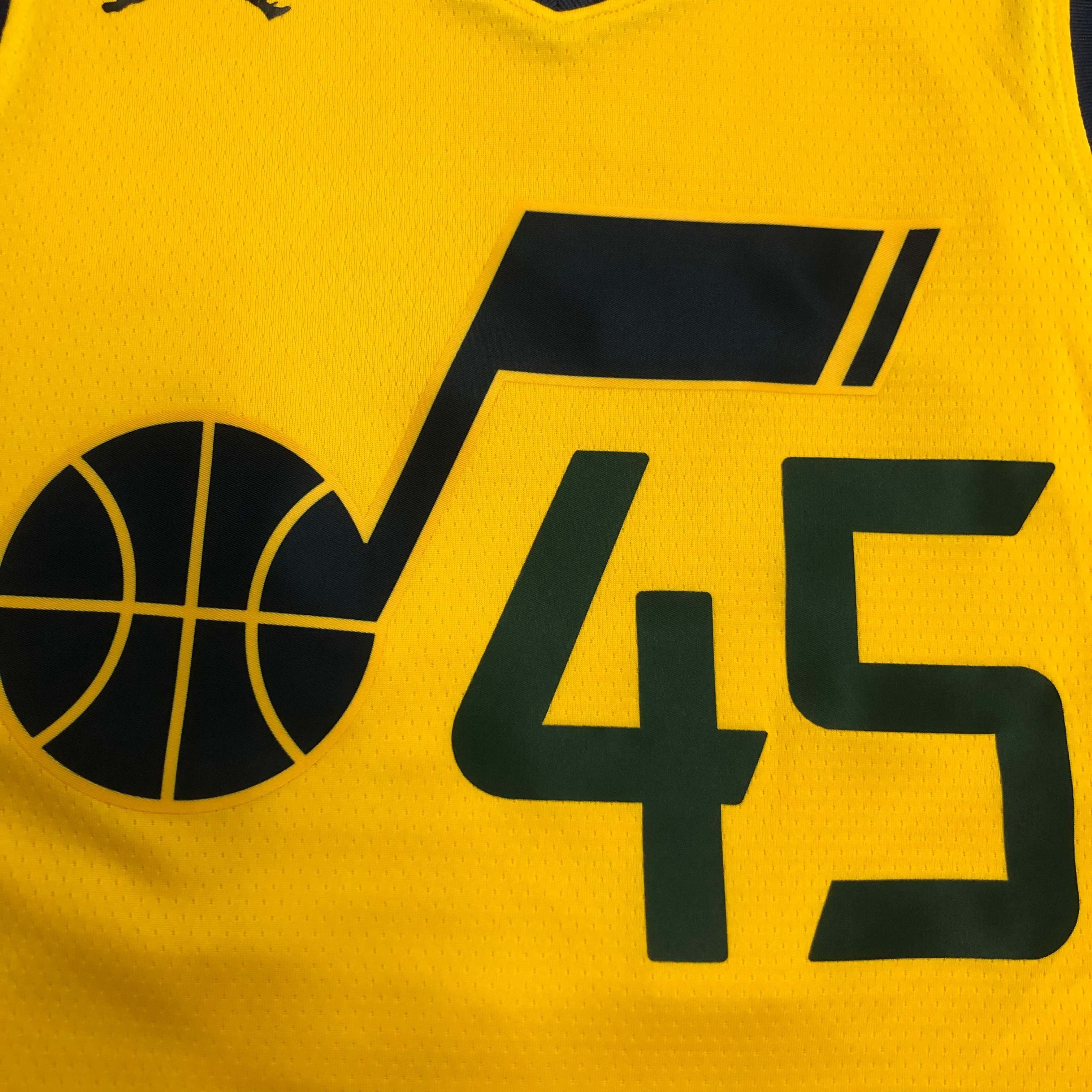 21 Season UTAH JAZZ Yellow  No.45 Mitchell