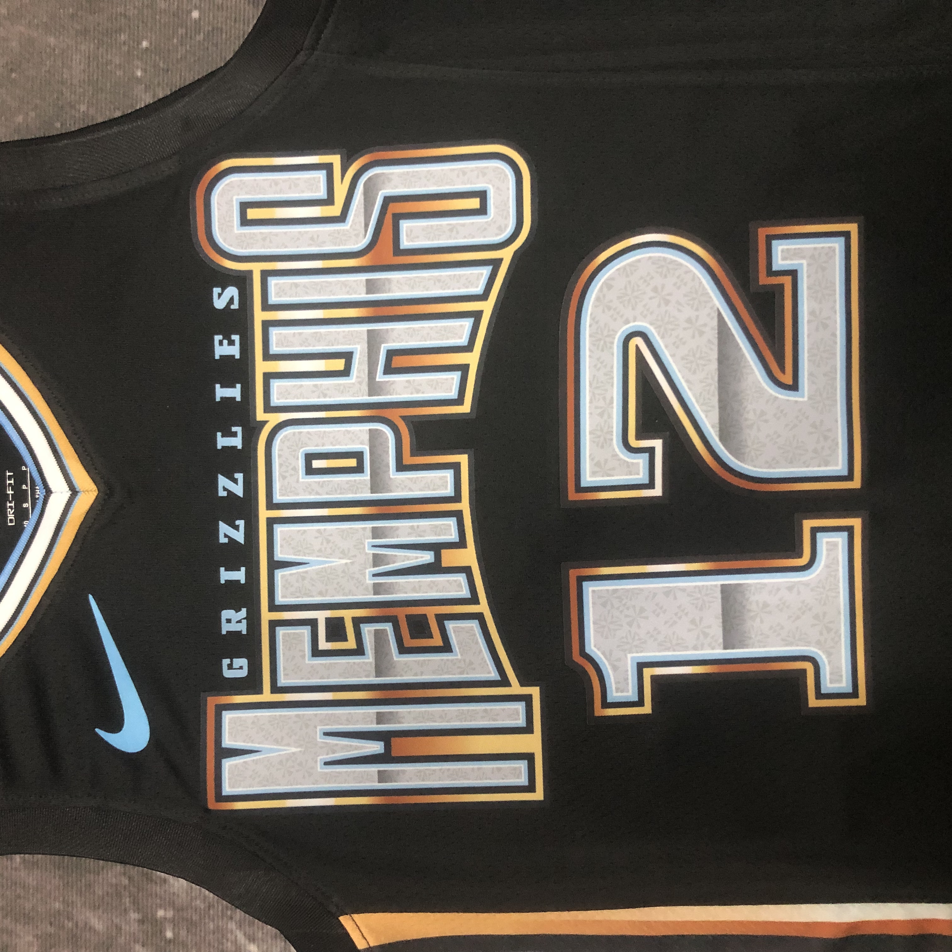 23 Season Grizzlies City Edition No.12 S-XXL