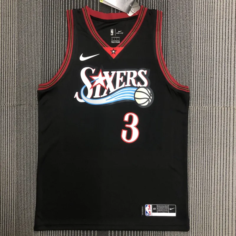 Philadelphia 76ers Retro #3 Black