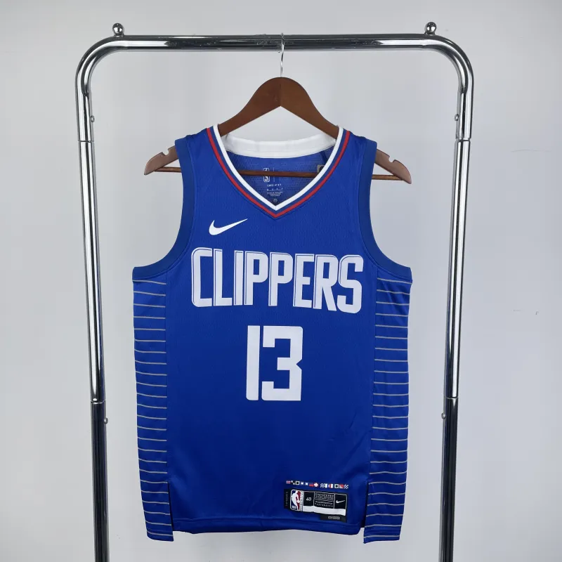 23 Season Los Angeles Clippers Away Blue No.13 George
