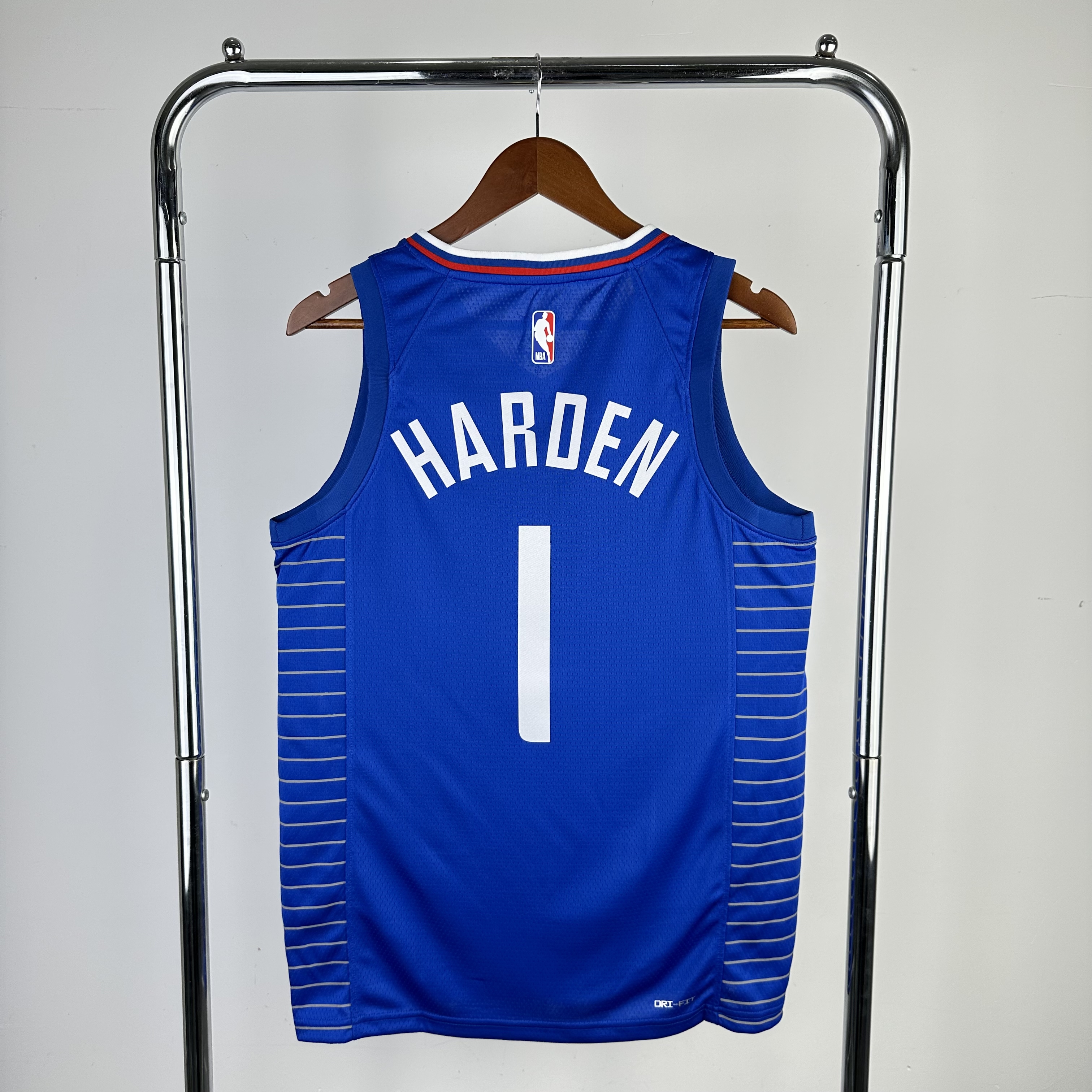 23 Season Los Angeles Clippers Away Blue  No.1 Harden