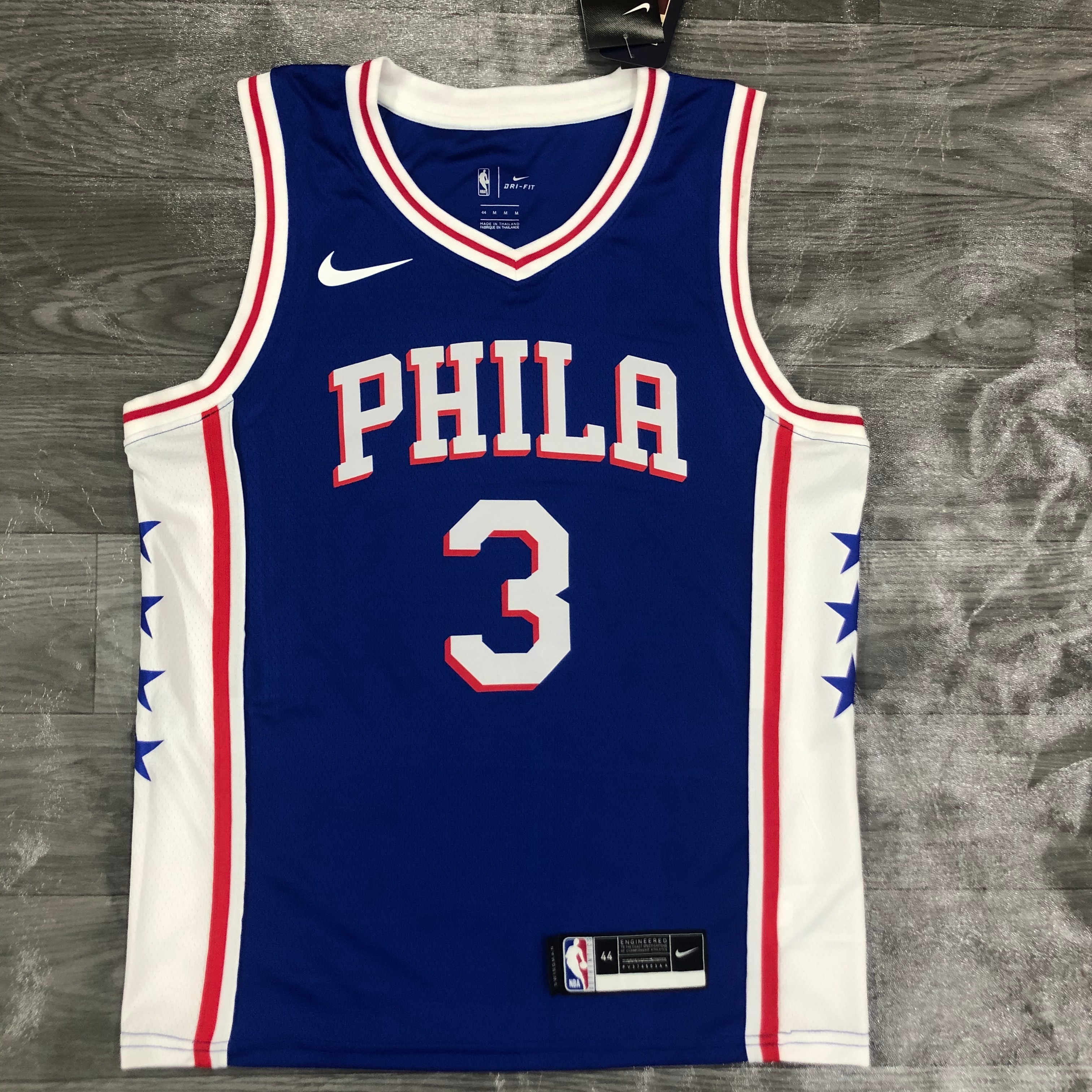 Philadelphia 76ers Blue V #3