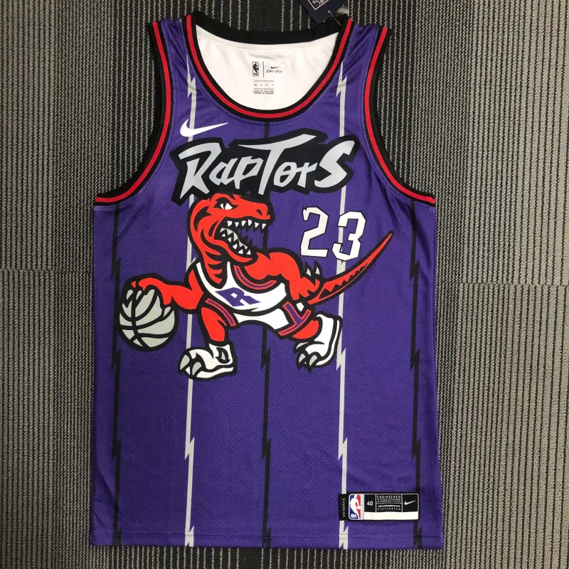 Toronto Raptors Purple Jersey No.23 Vanvleet