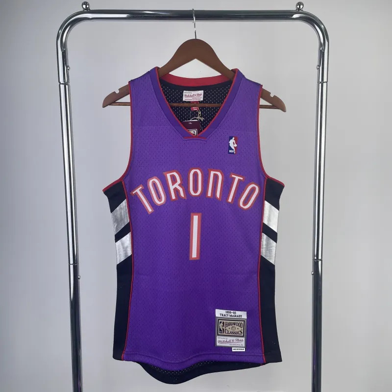 MN Heat Pressed Vintage Jersey: SW Toronto Raptors 99 Season White No.