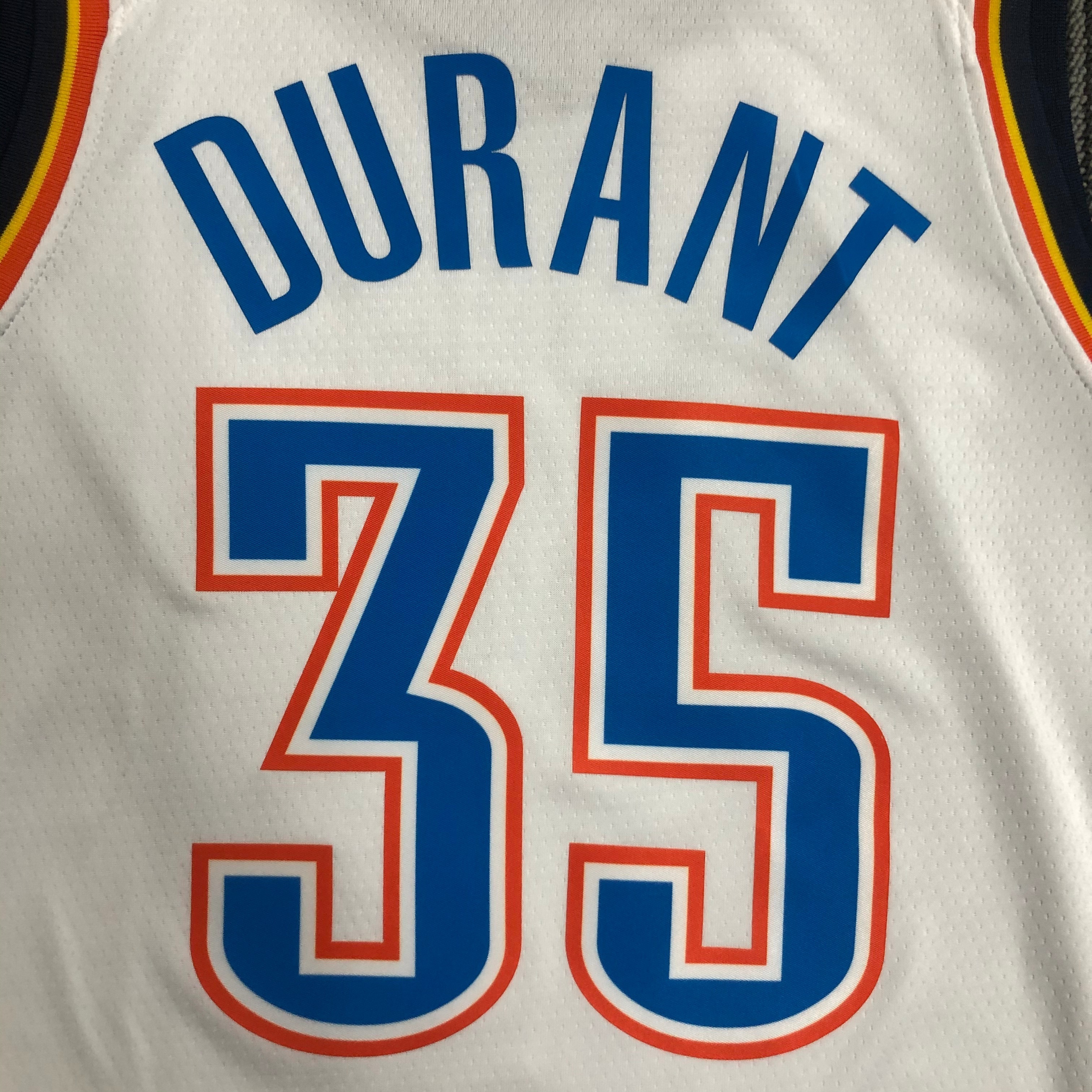 Oklahoma City Thunder White  No.35 Durant