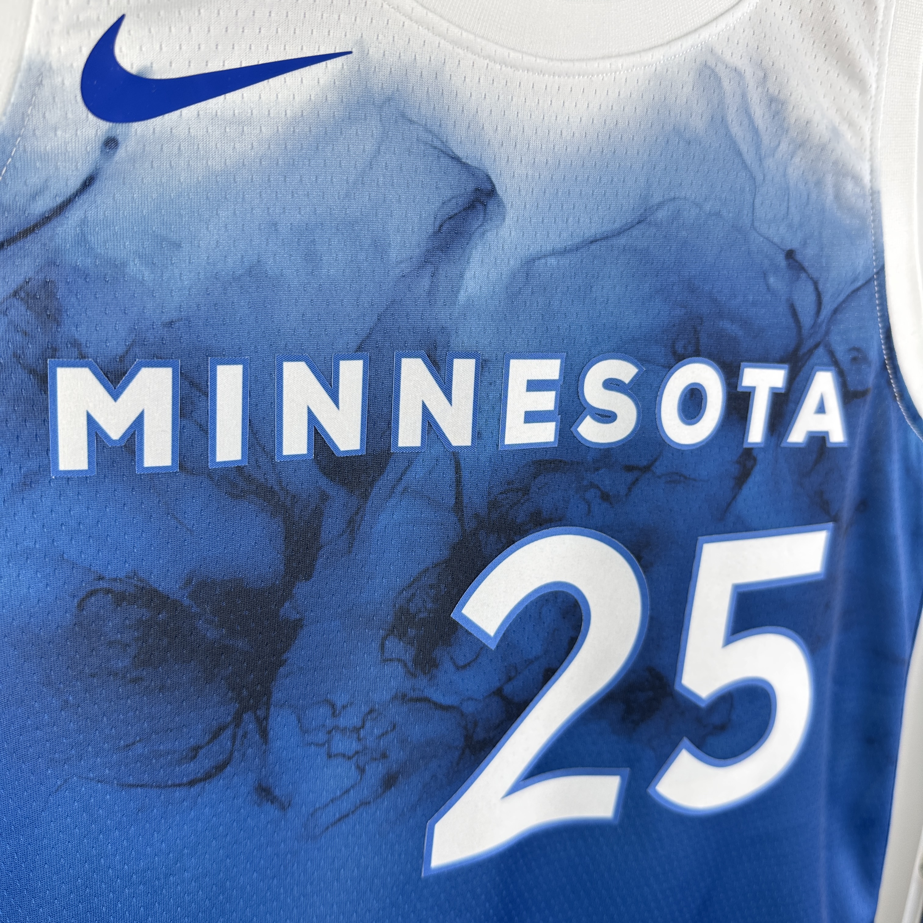 24 SEASON MINNESOTA TIMBERWOLVES CITY VERSION  NO.25 ROSE