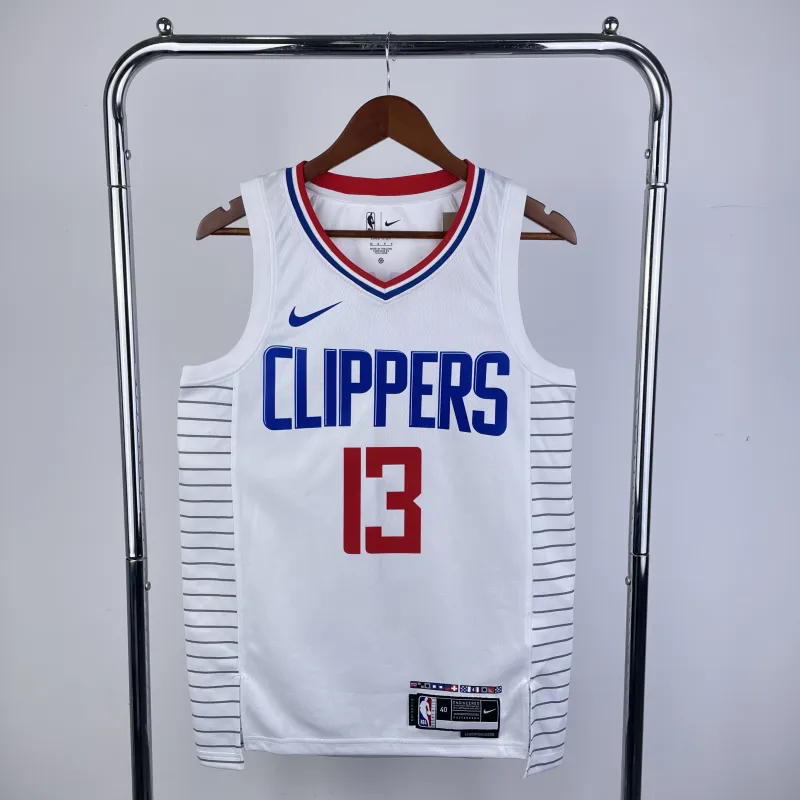 23 Season Los Angeles Clippers Home White No.13 George